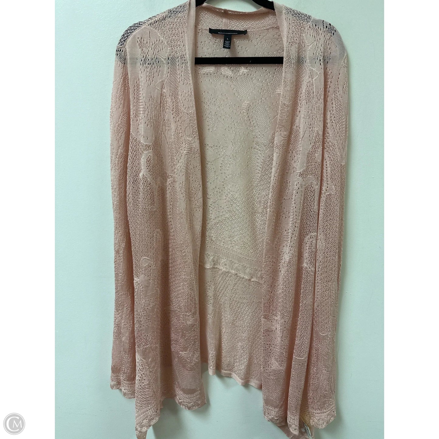 Sweater Cardigan By White House Black Market In Pink, Size: L