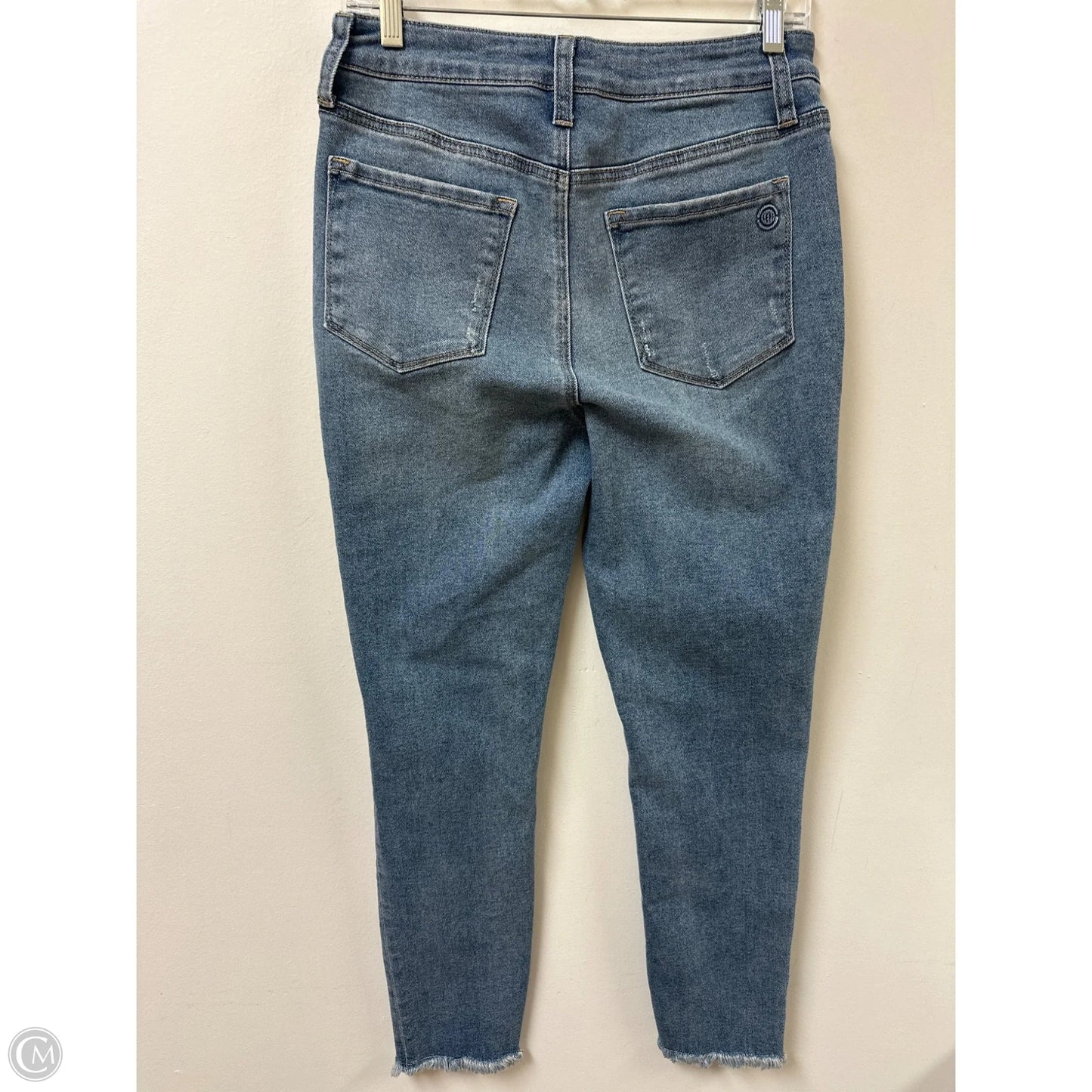 Jeans Skinny By Max Studio In Blue Denim, Size: 10