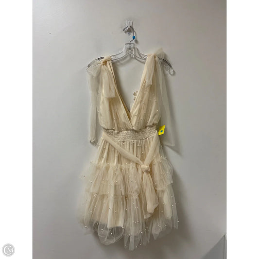 Dress Party Short By Mable In Cream, Size: L