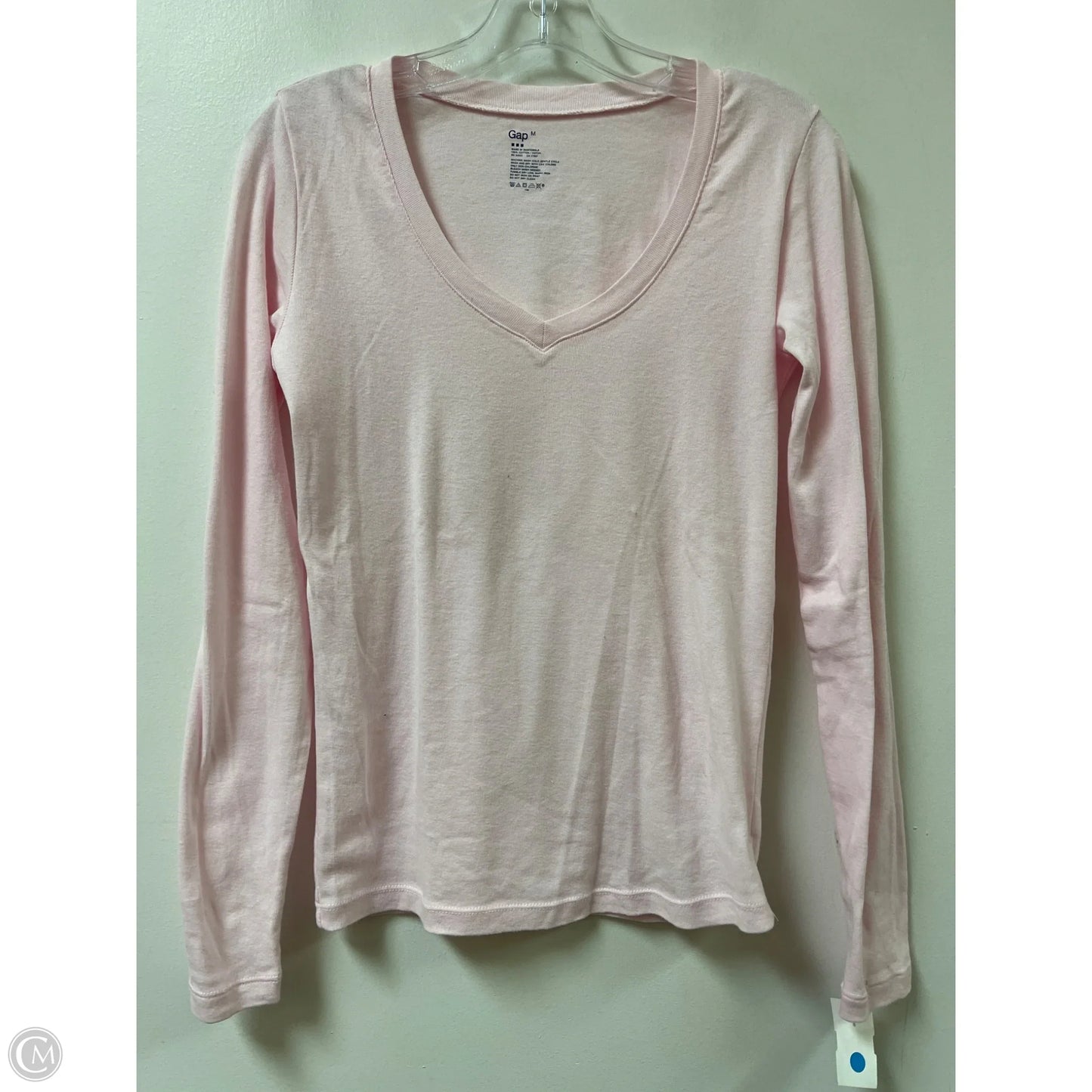 Top Long Sleeve By Gap In Pink, Size: M