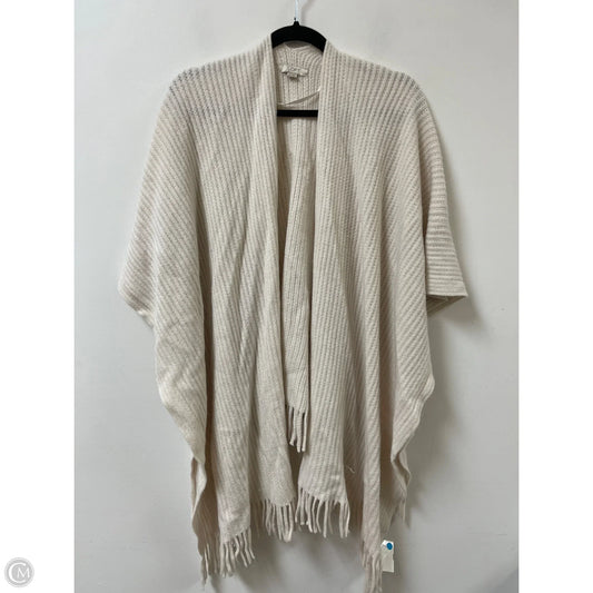 Shawl By Loft In Cream, Size: Osfm
