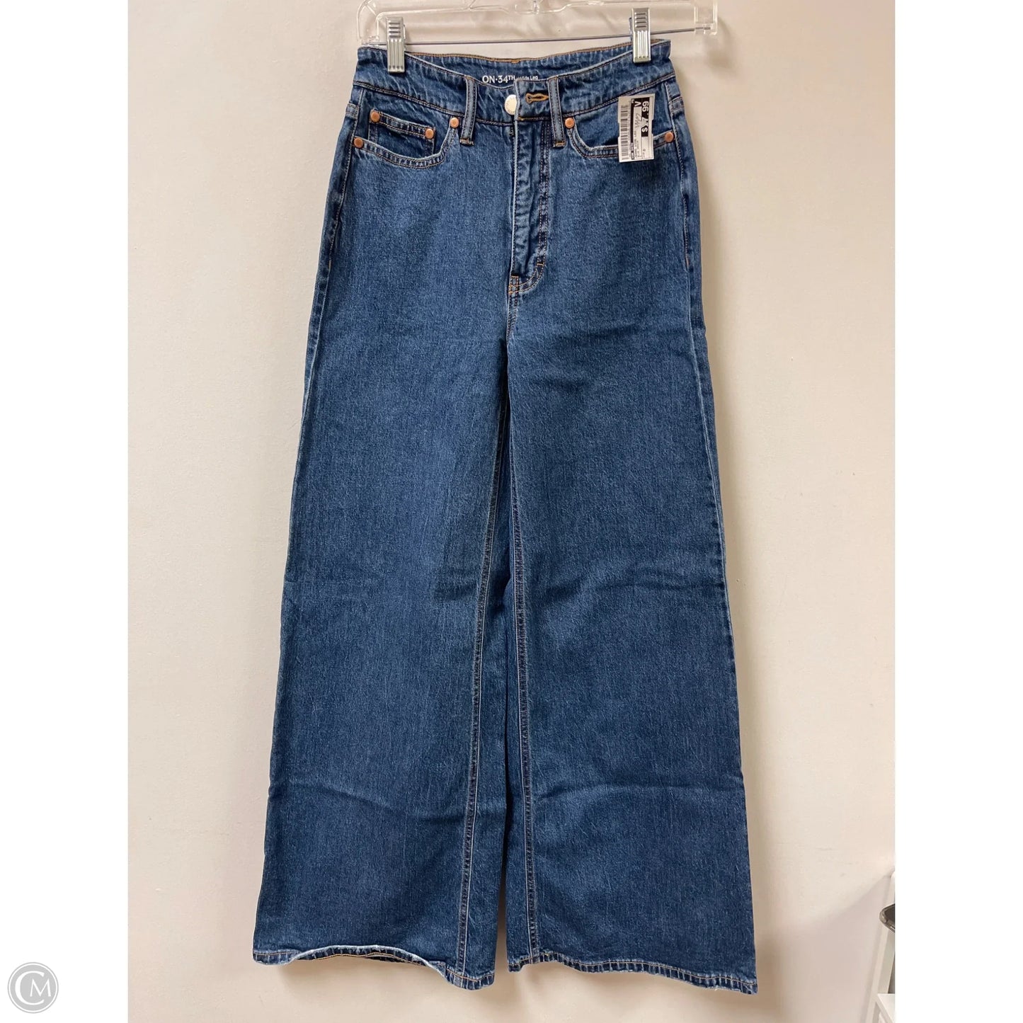 Jeans Wide Leg By On 34th In Blue Denim, Size: 0