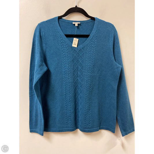 Sweater By Talbots In Blue, Size: Mp