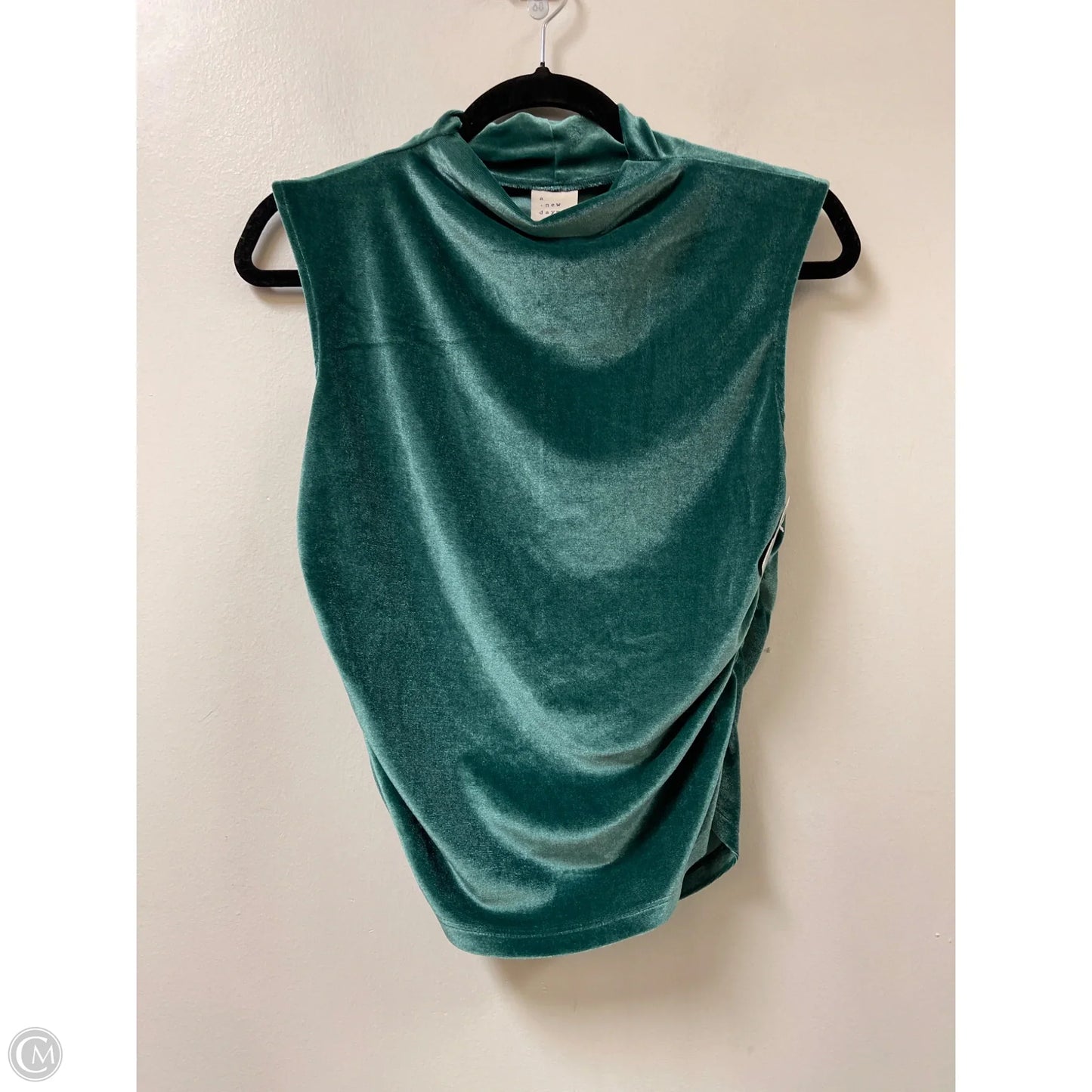 Top Sleeveless By A New Day In Green, Size: S