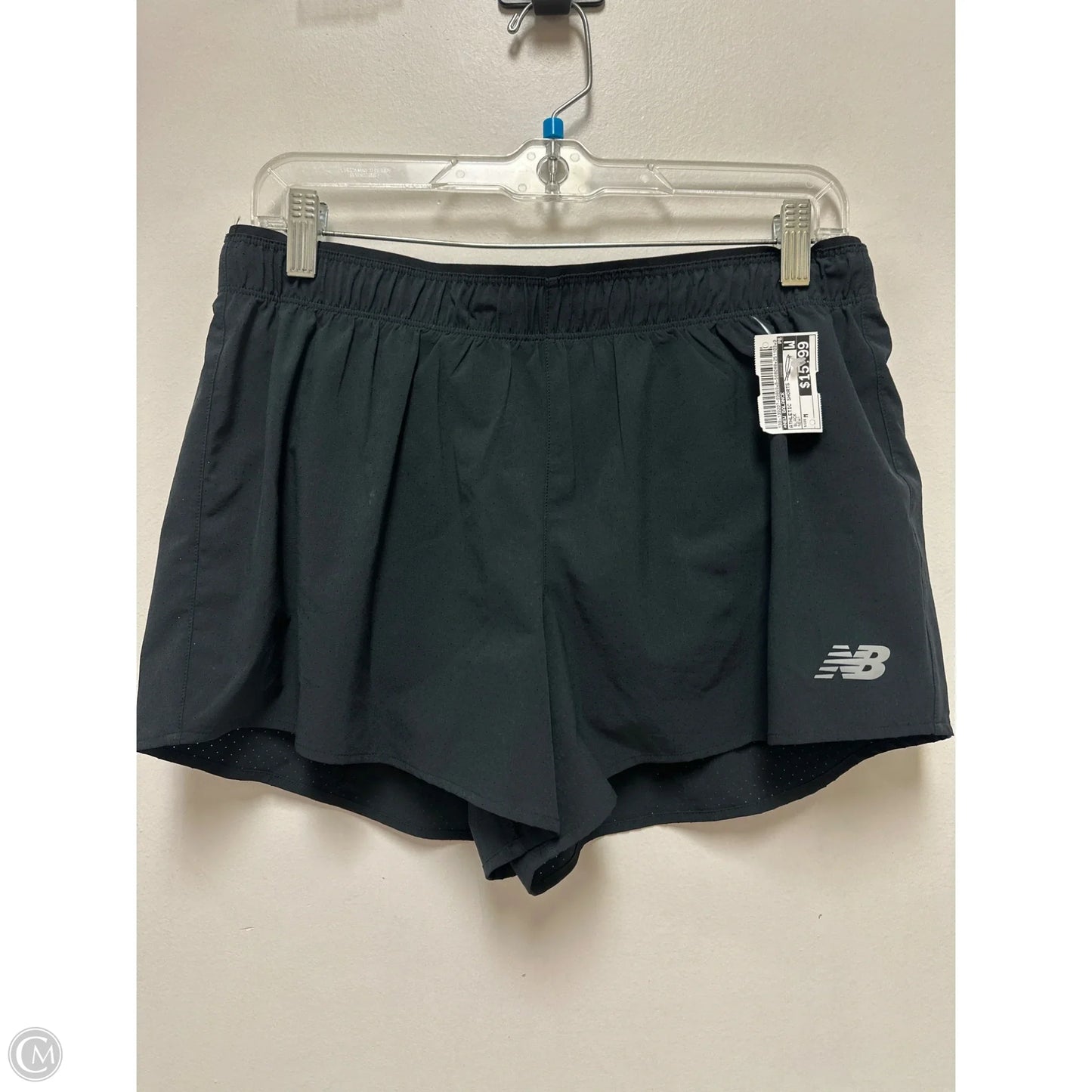 Athletic Shorts By New Balance In Black, Size: M