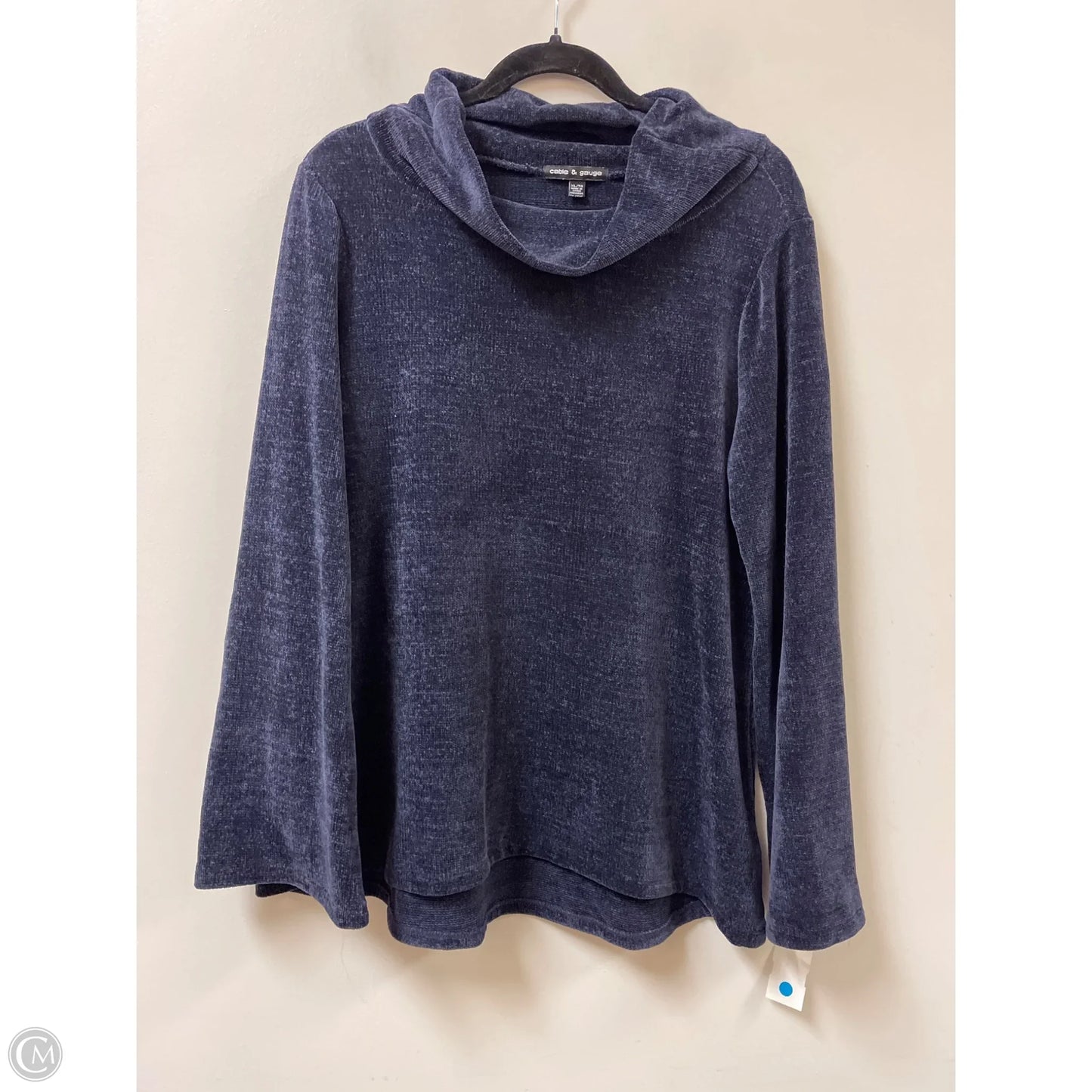 Sweater By Cable And Gauge In Blue, Size: Xl