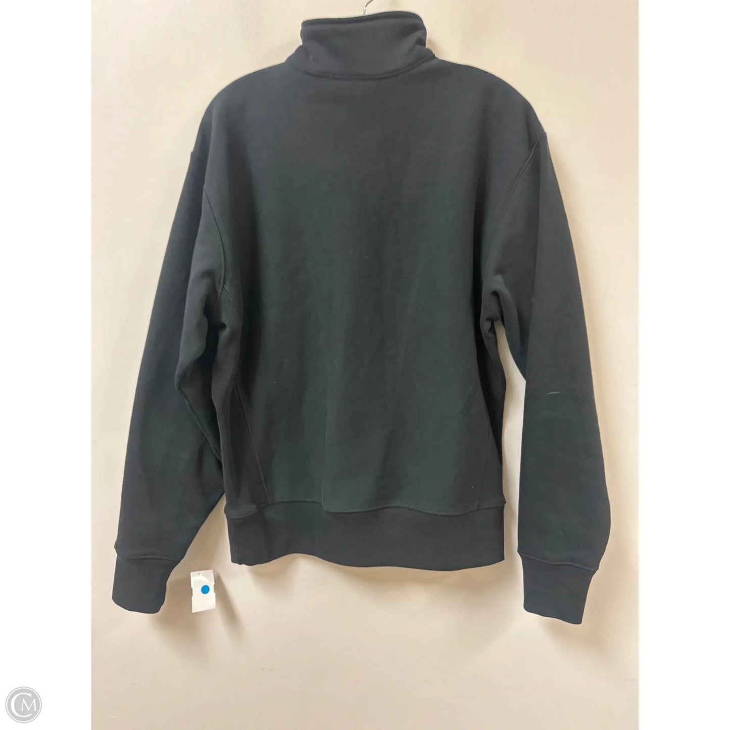 Athletic Sweatshirt Collar By Champion In Black, Size: S