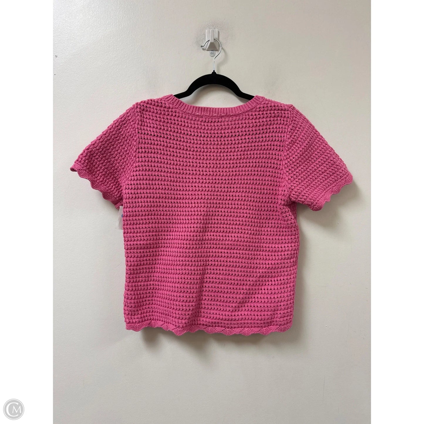 Sweater Short Sleeve By Gap In Pink, Size: M