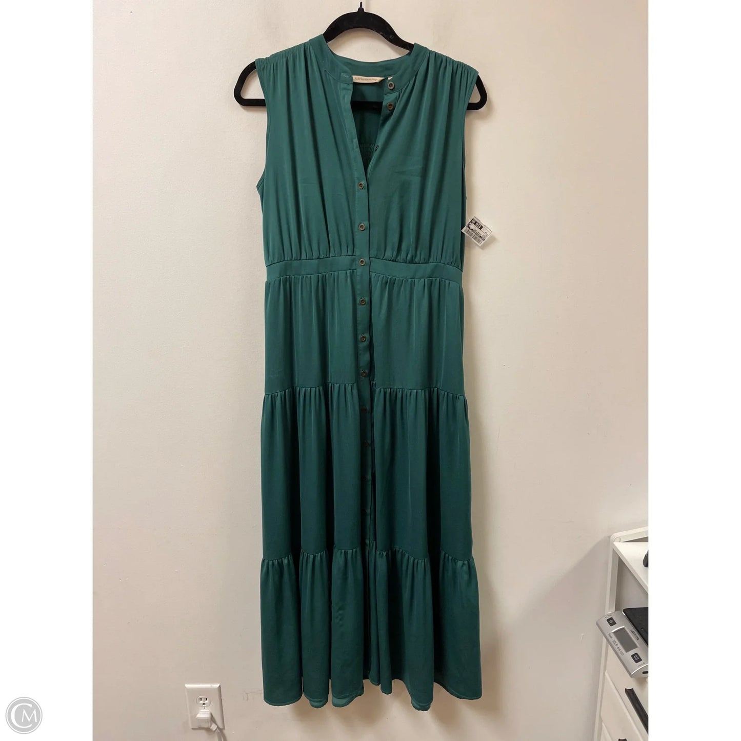 Dress Casual Maxi By Soft Surroundings In Green, Size: Sp