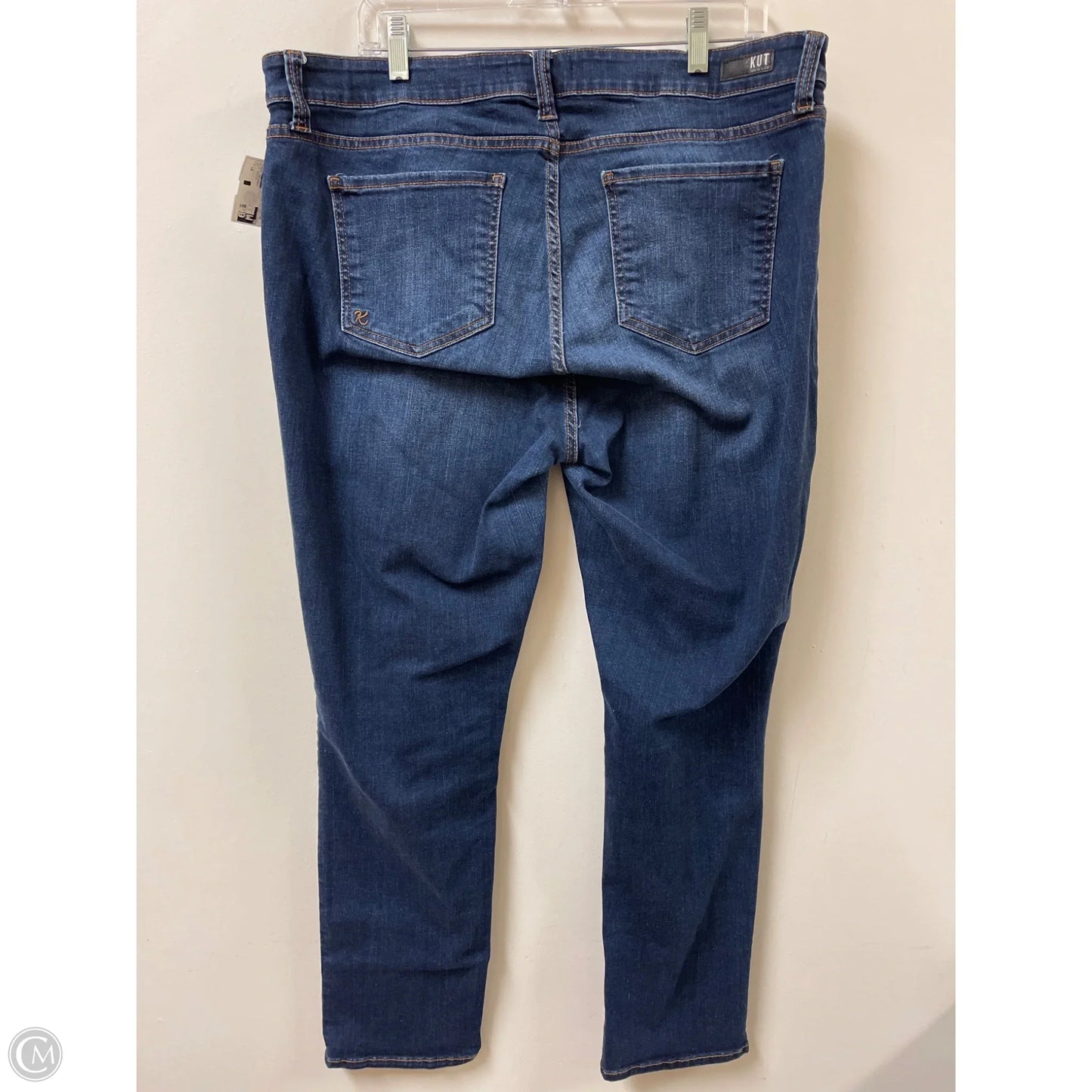 Jeans Skinny By Kut In Blue Denim, Size: 16