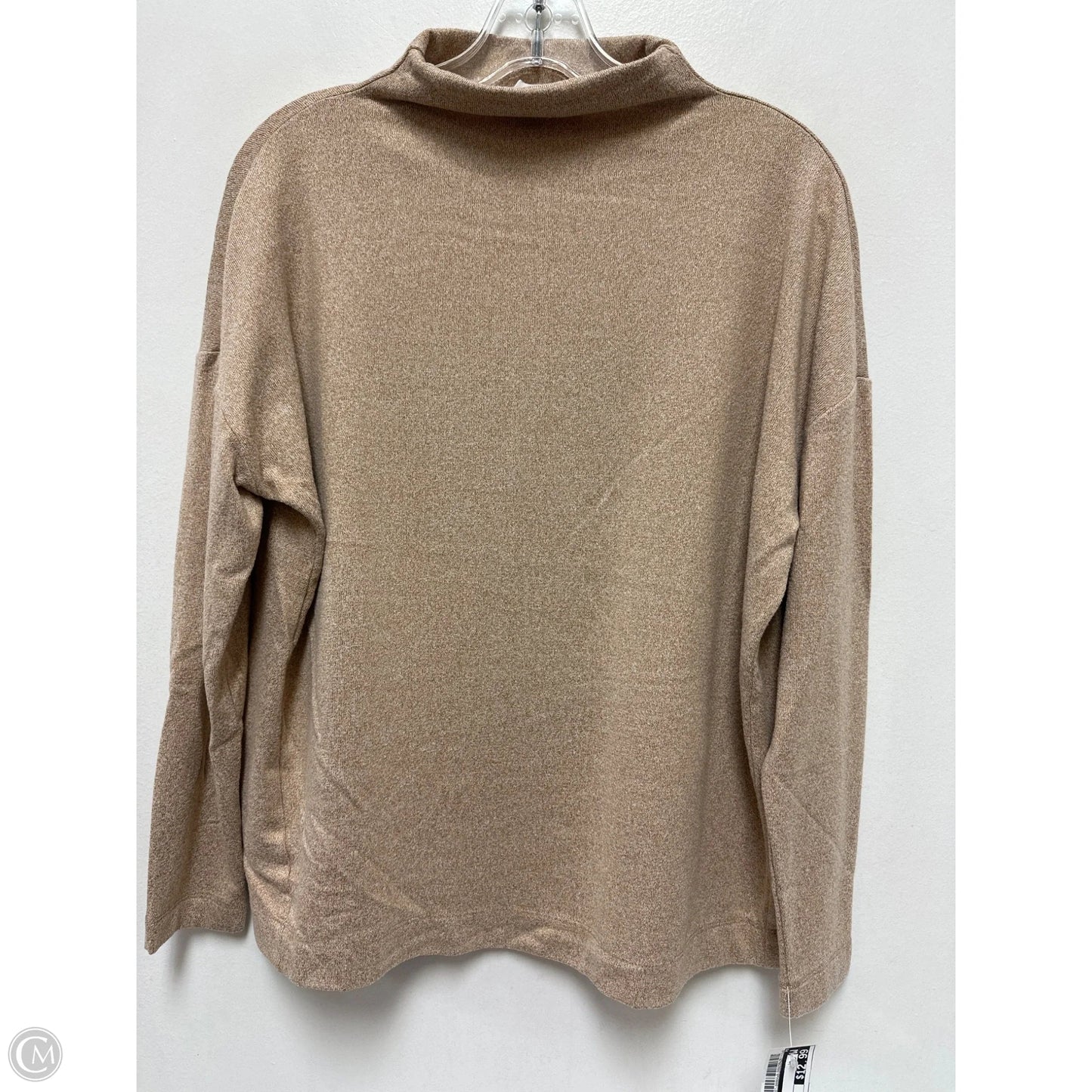 Top Long Sleeve By Loft In Cream, Size: Xs