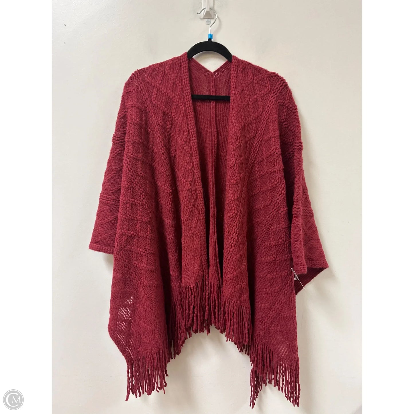Shawl By Clothes Mentor In Red, Size: Osfm