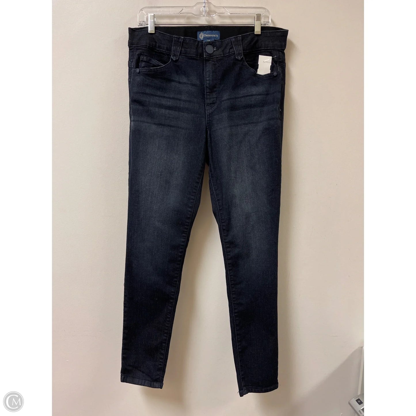 Jeans Skinny By Democracy In Blue Denim, Size: 14