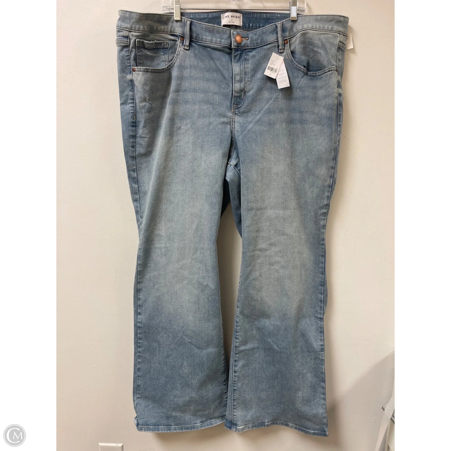 Jeans Boot Cut By Lane Bryant In Blue Denim, Size: 24