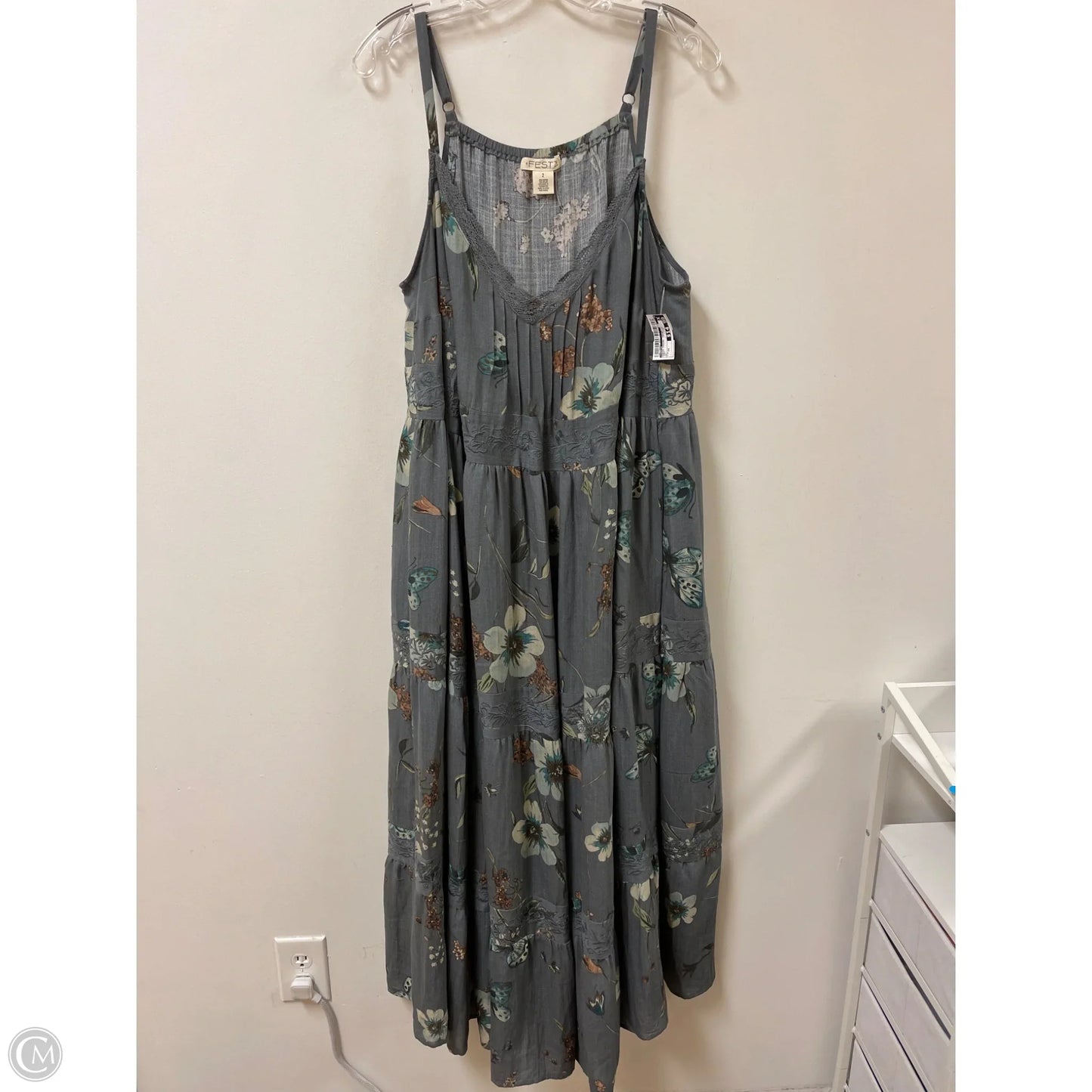 Dress Casual Maxi By Torrid In Grey, Size: 2x