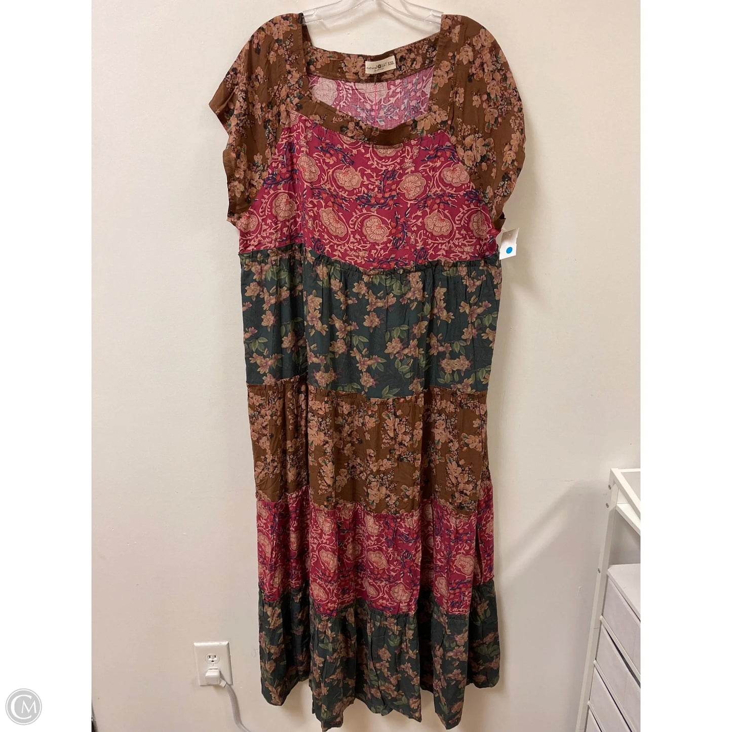 Dress Casual Maxi By Natural Life In Floral Print, Size: 1x