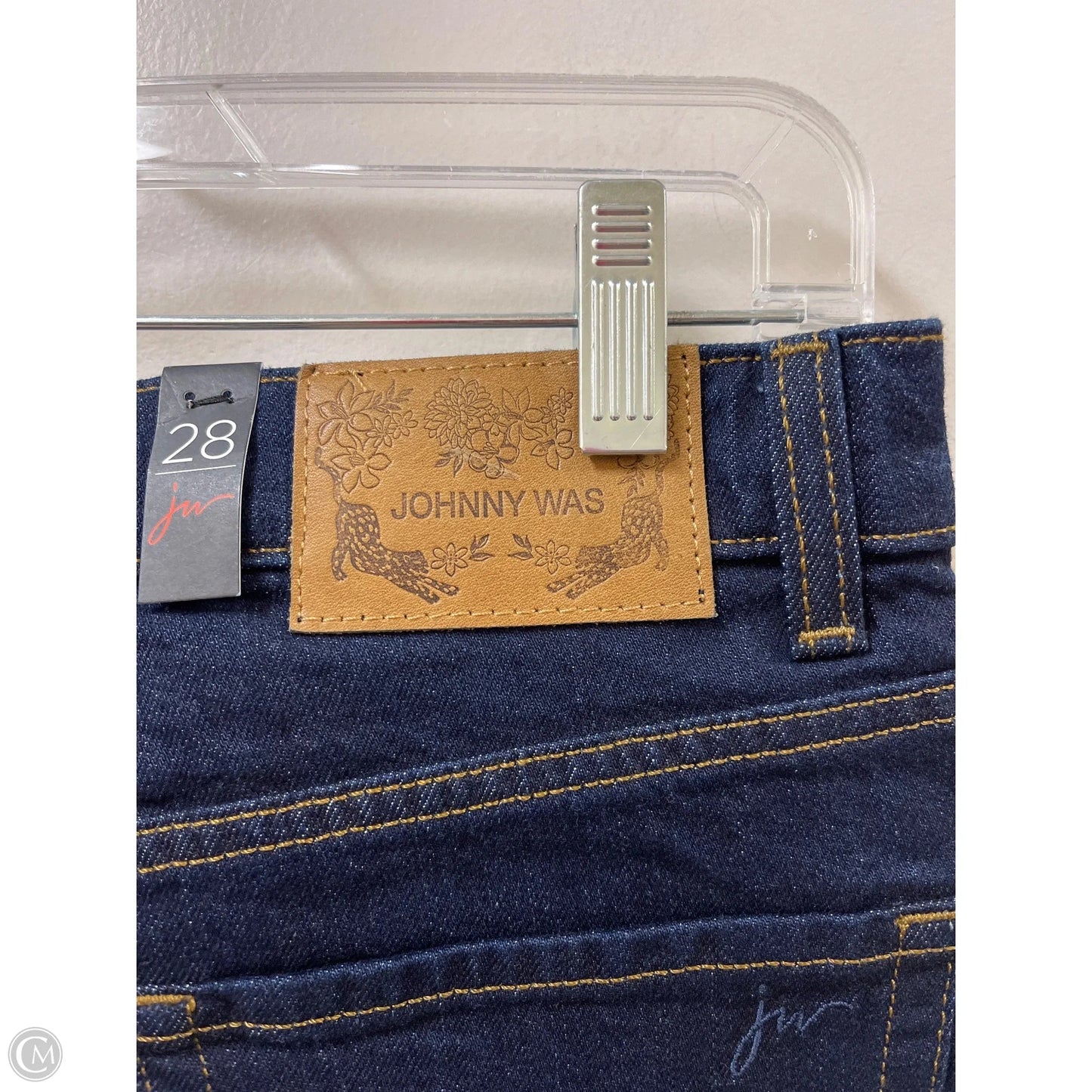 Jeans Boot Cut By Johnny Was In Blue Denim, Size: 6