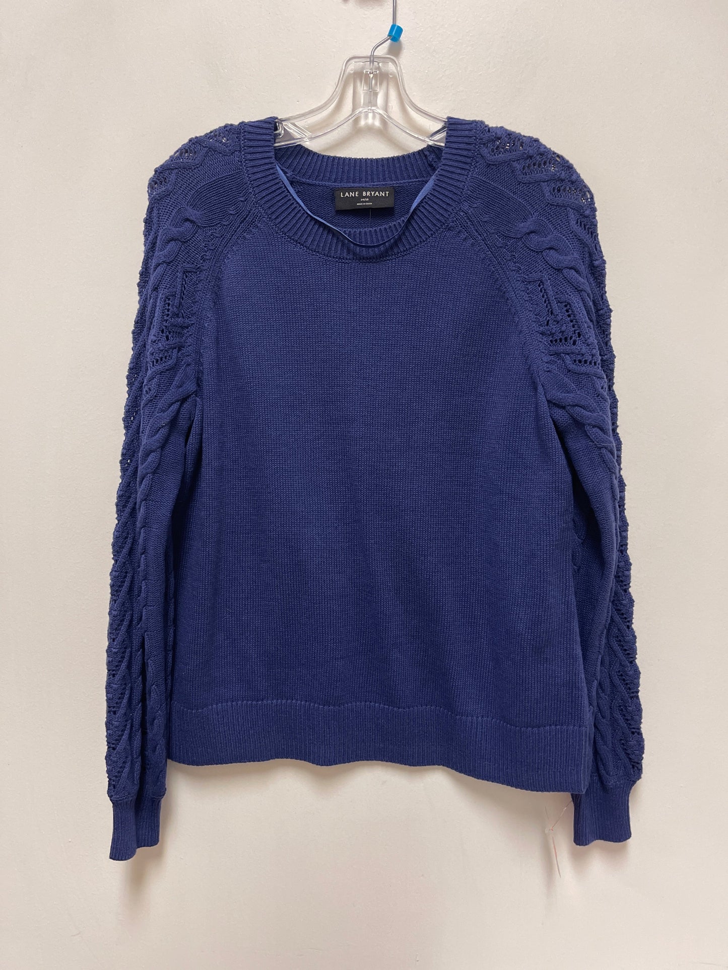 Sweater By Lane Bryant In Blue, Size: Xl