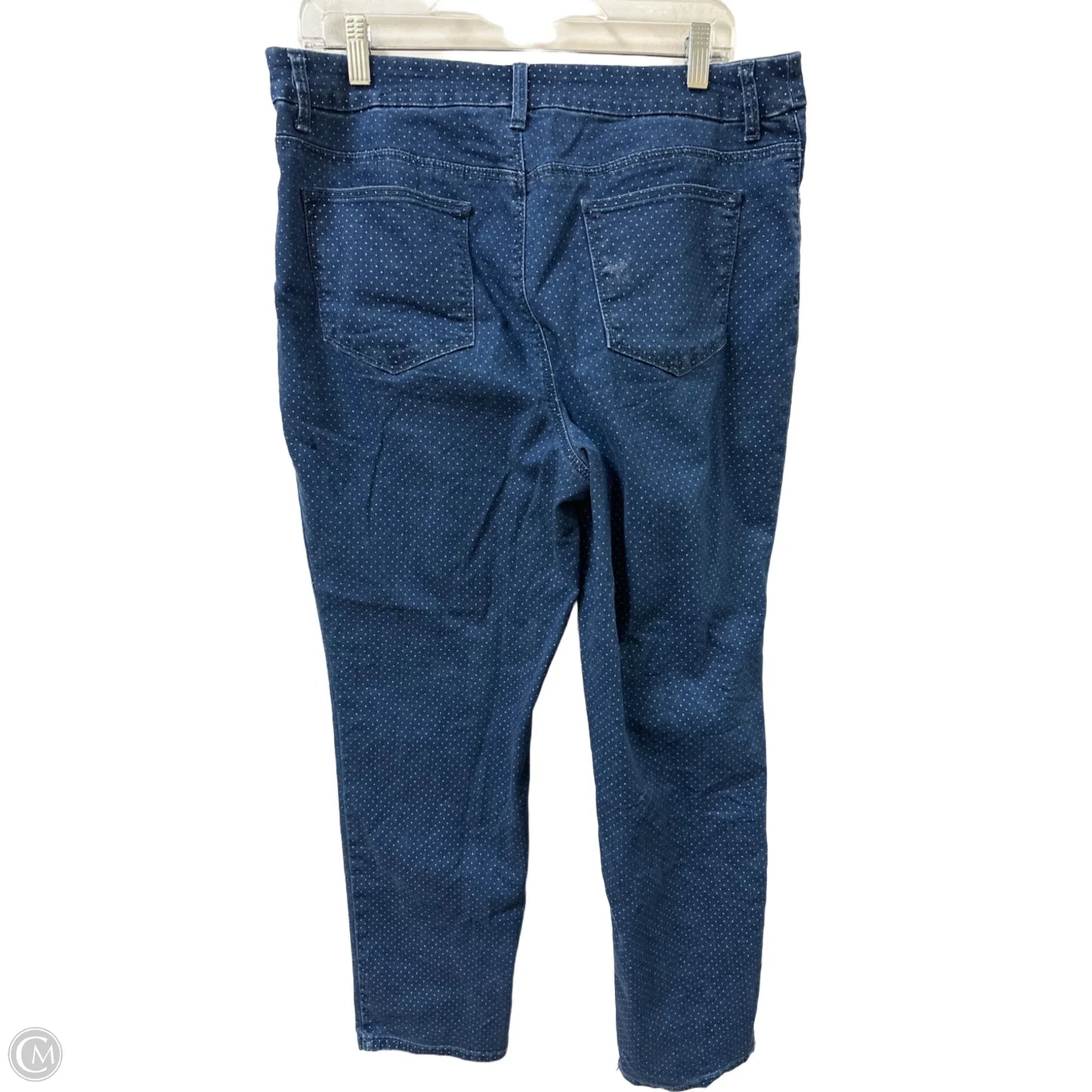 Jeans Straight By Chicos In Blue Denim, Size: 12