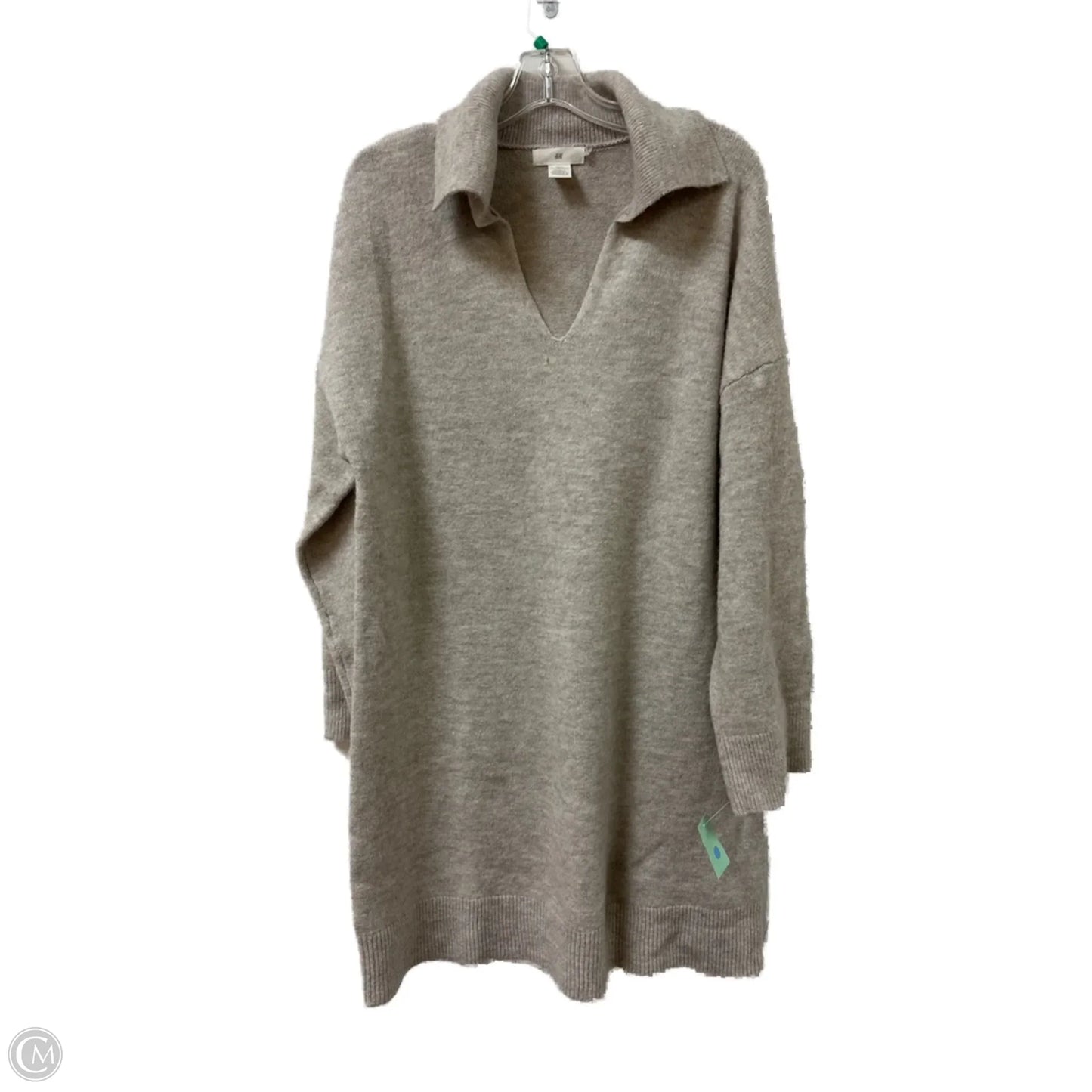 Dress Sweater By H&m In Cream, Size: S