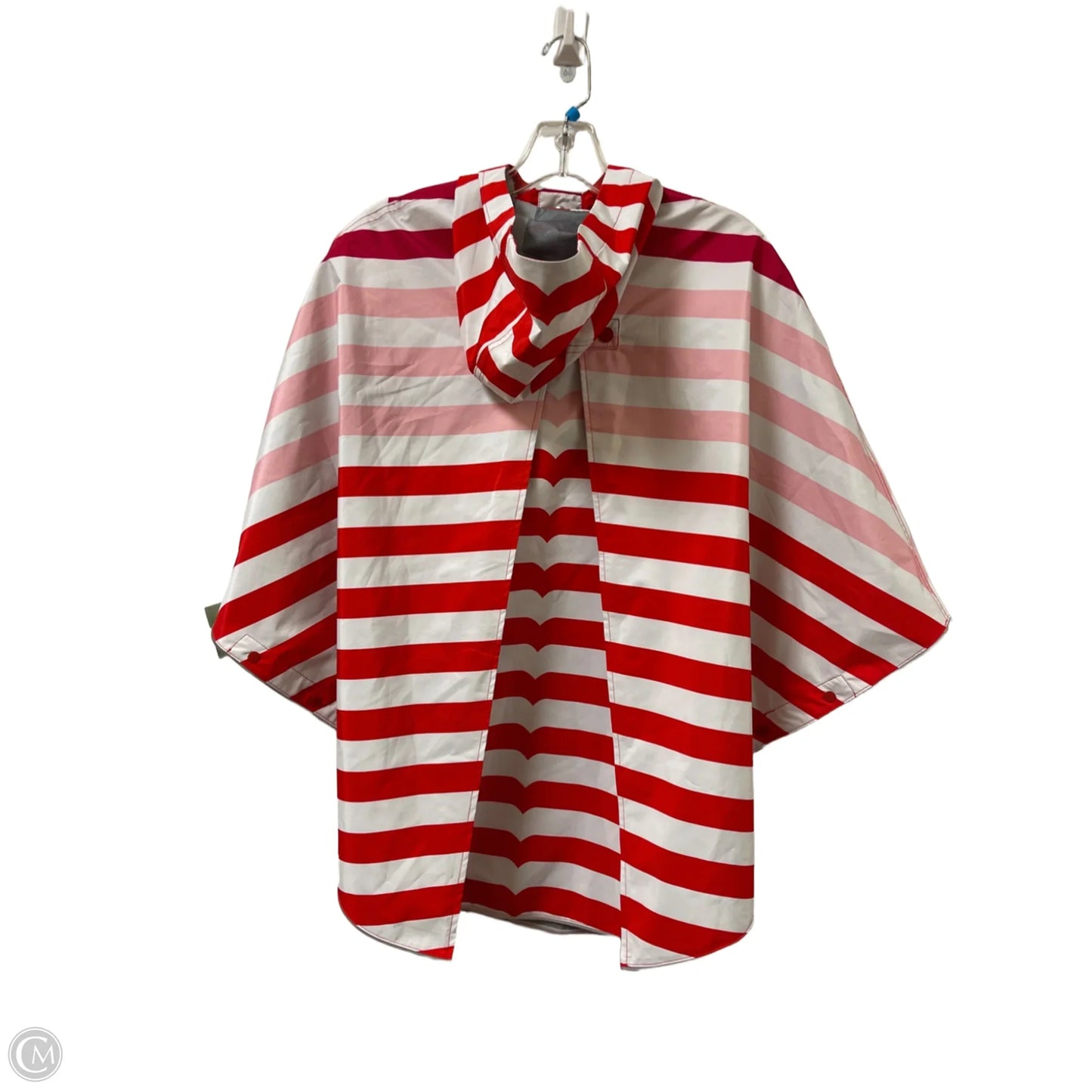 Coat Raincoat By Target-designer In Red & White, Size: L