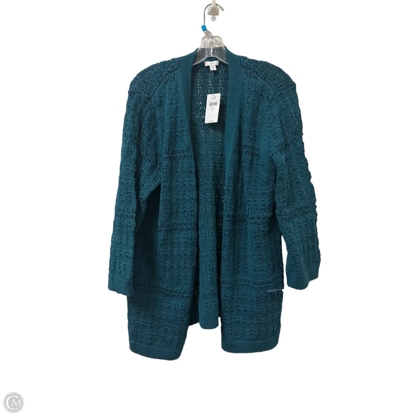 Cardigan By J. Jill In Green, Size: L