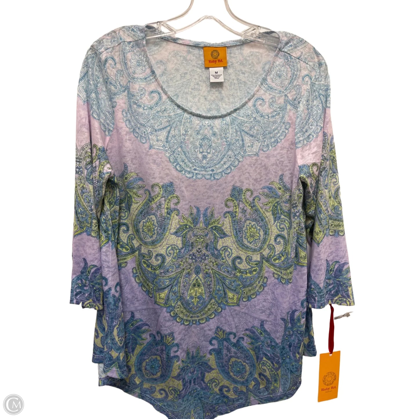 Top Long Sleeve By Ruby Rd In Blue & Purple, Size: M