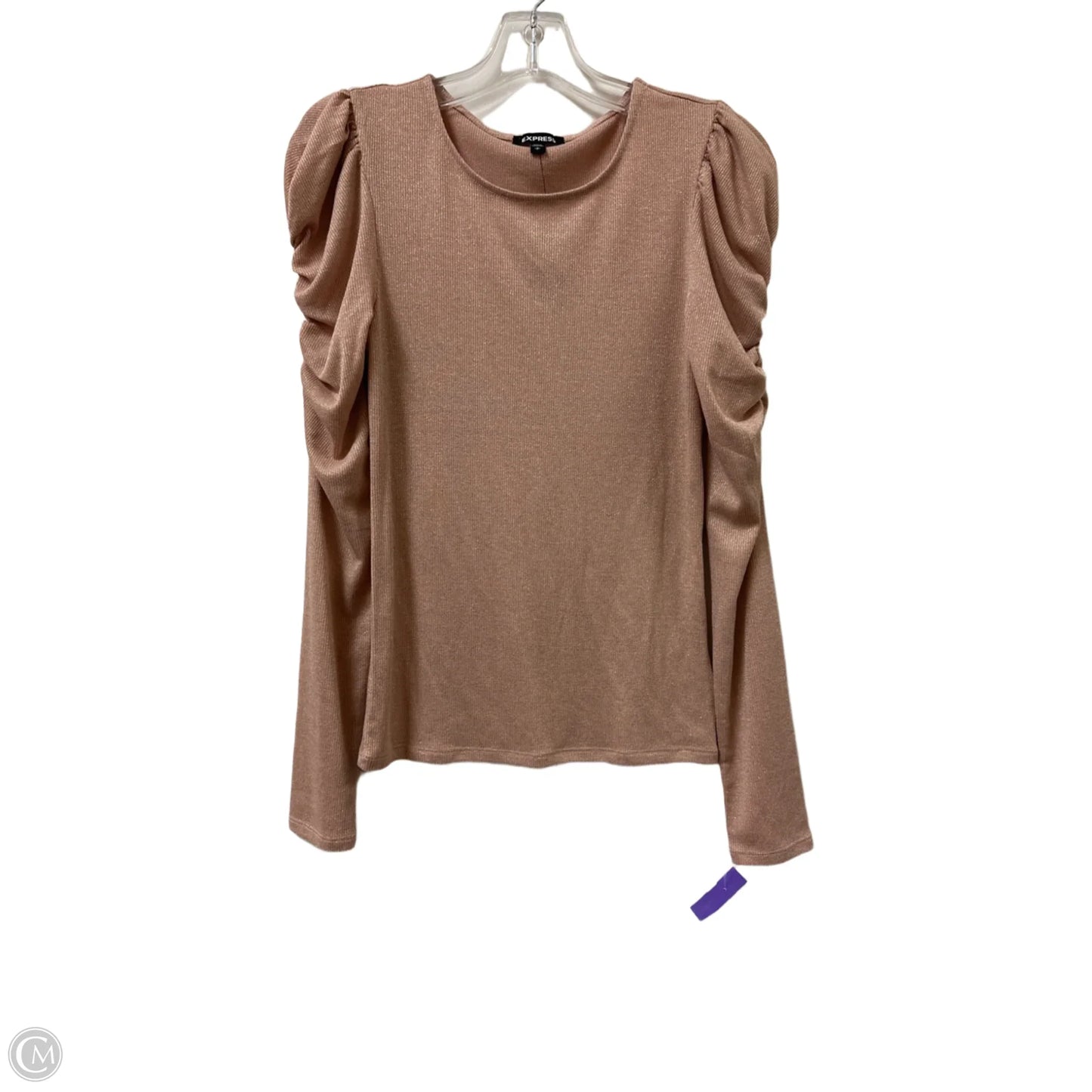 Top Long Sleeve By Express In Pink, Size: Sp