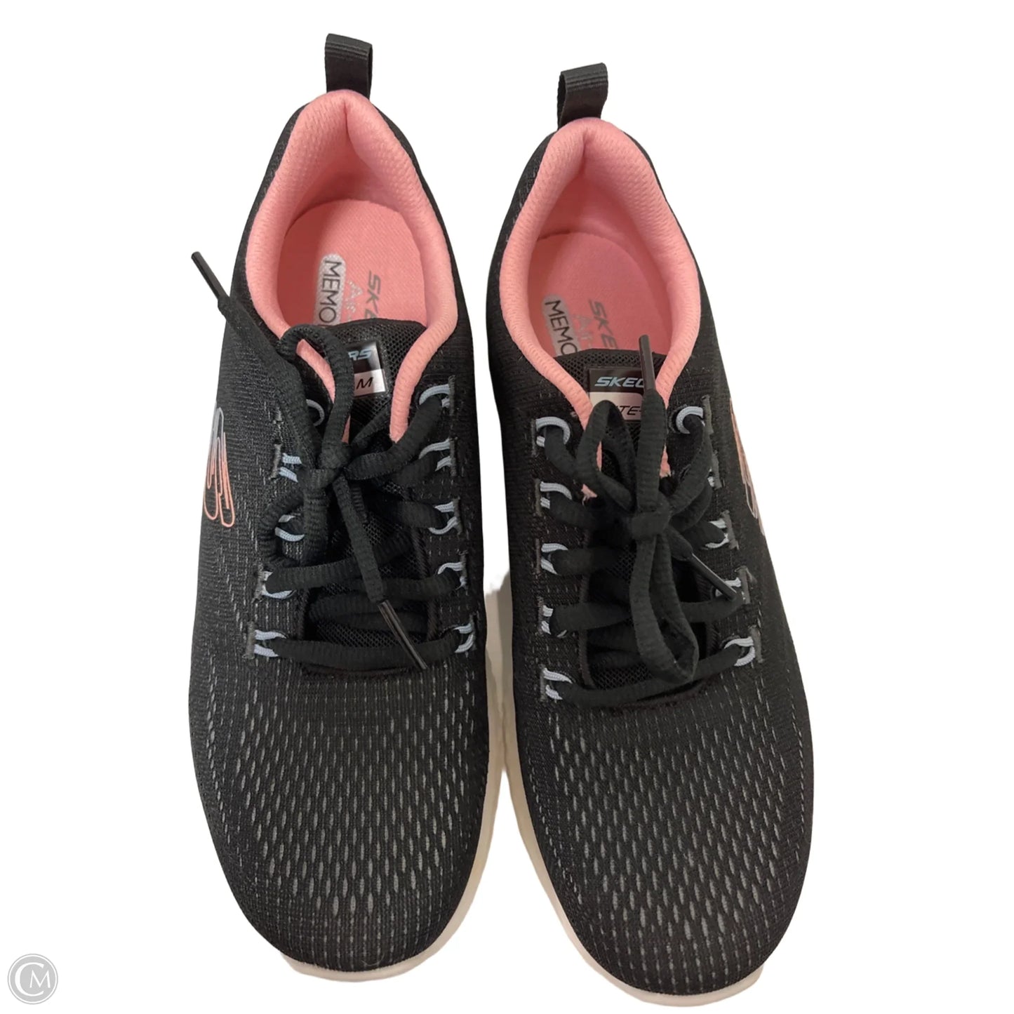 Shoes Athletic By Skechers In Black & Pink, Size: 6.5