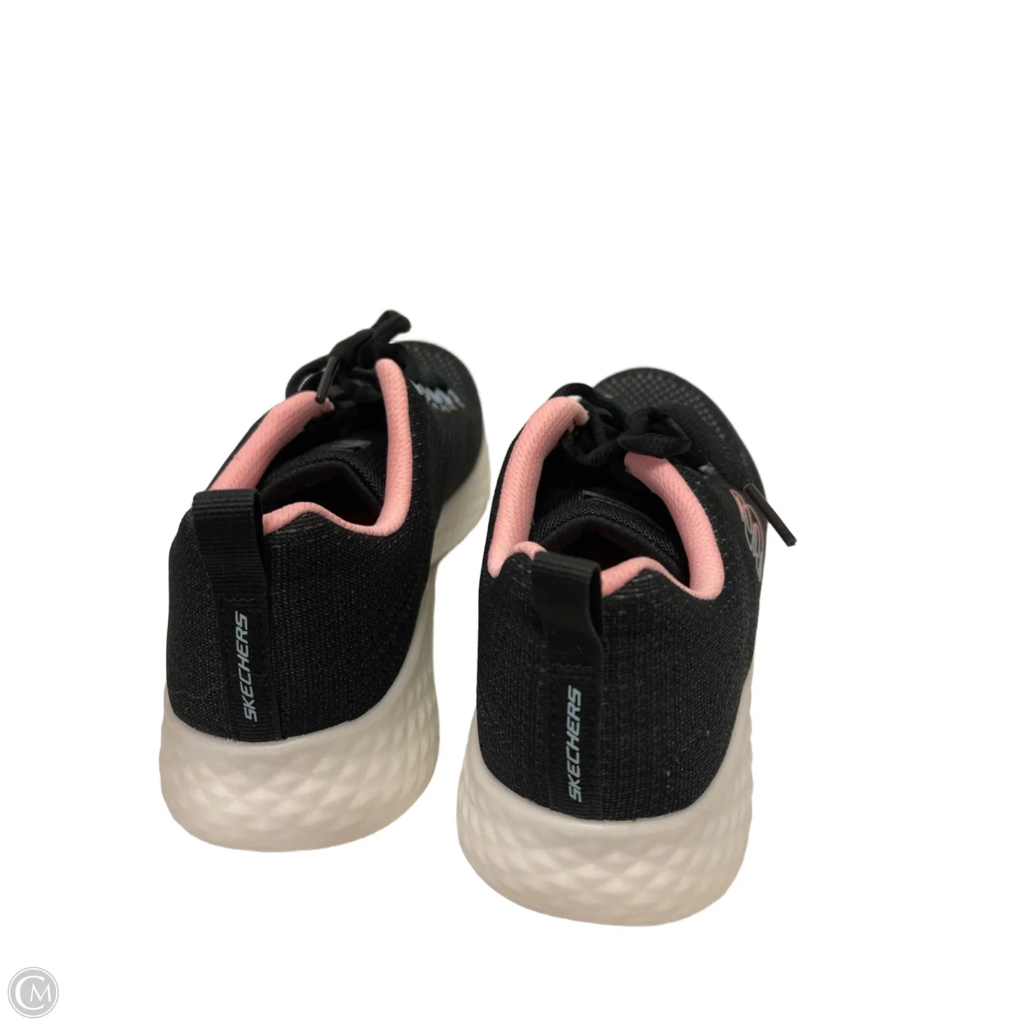 Shoes Athletic By Skechers In Black & Pink, Size: 6.5