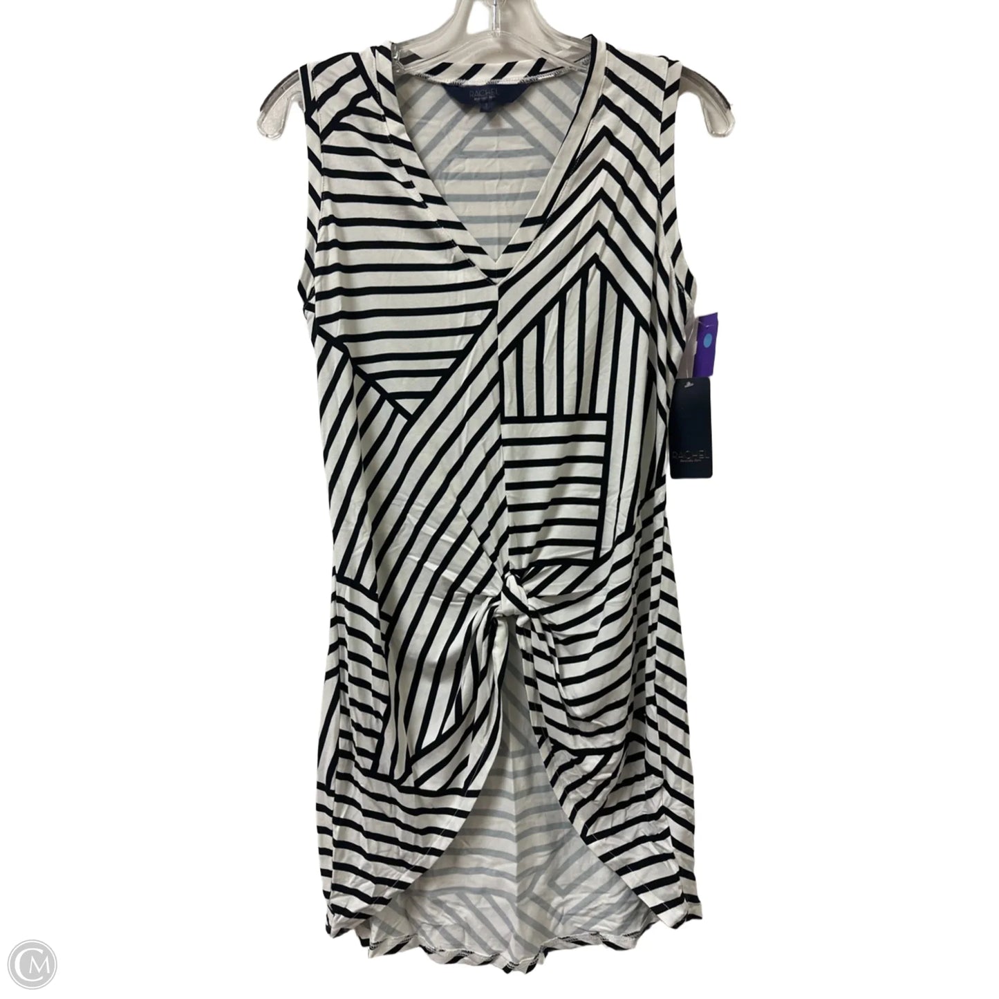 Dress Casual Midi By Rachel Roy In Black & White, Size: Small