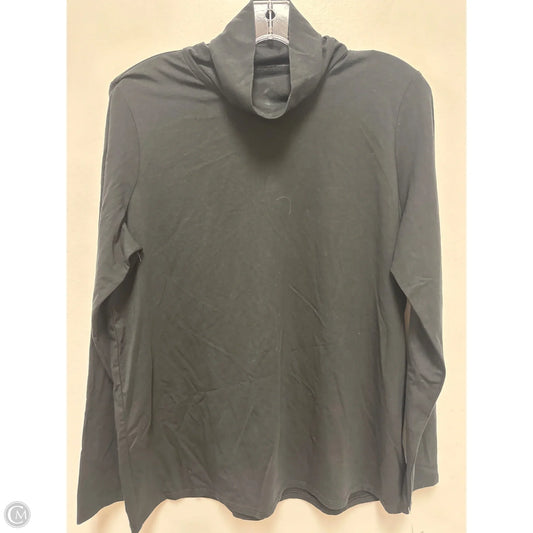 Top Long Sleeve By J. Jill In Black, Size: M