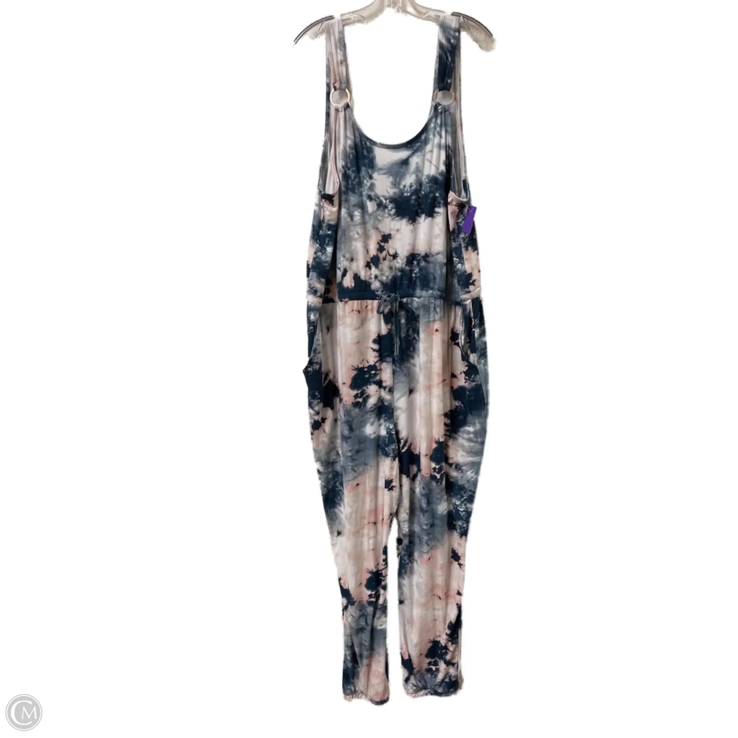 Jumpsuit By Derek Heart In Tie Dye Print, Size: 3x