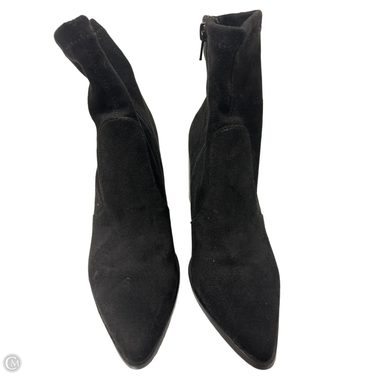 Boots Ankle Heels By Steve Madden In Black, Size: 7.5