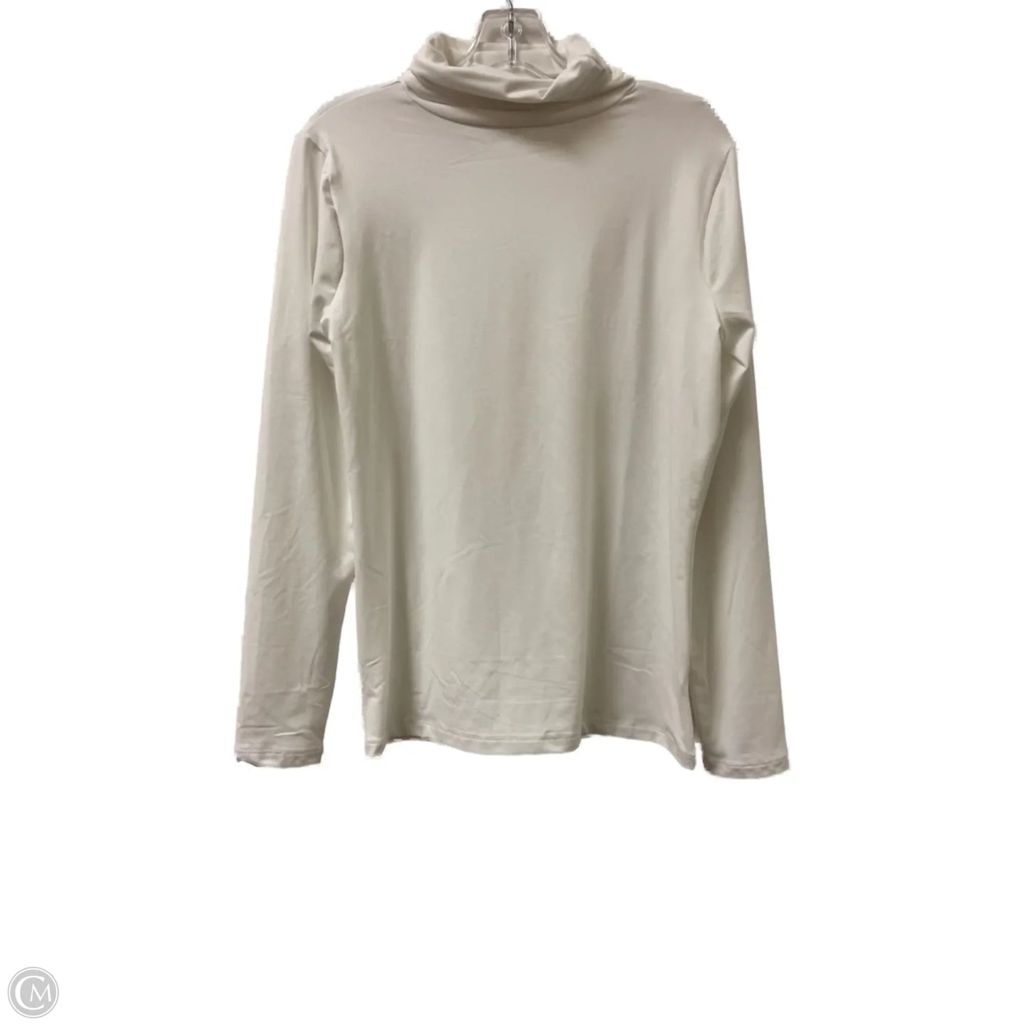 Top Long Sleeve By Zenana Outfitters In White, Size: Xl