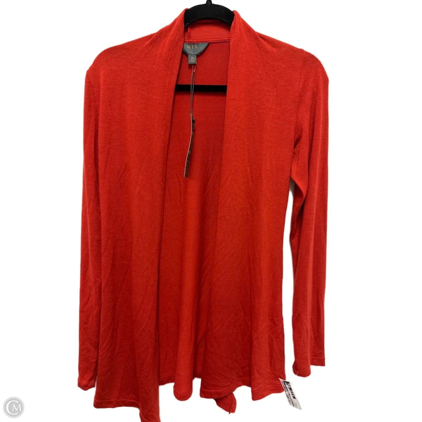 Cardigan By 41 Hawthorn In Orange, Size: Xs