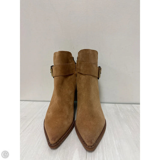 Boots Leather By Sam Edelman In Brown, Size: 8