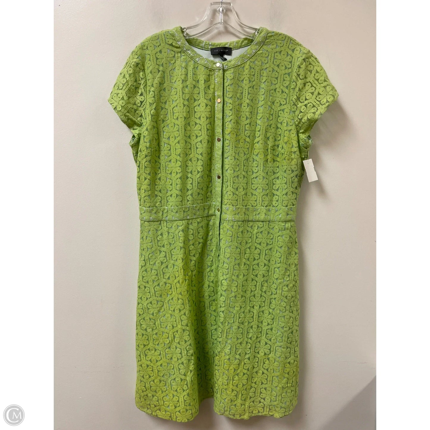 Dress Casual Midi By Limited In Green, Size: 1x