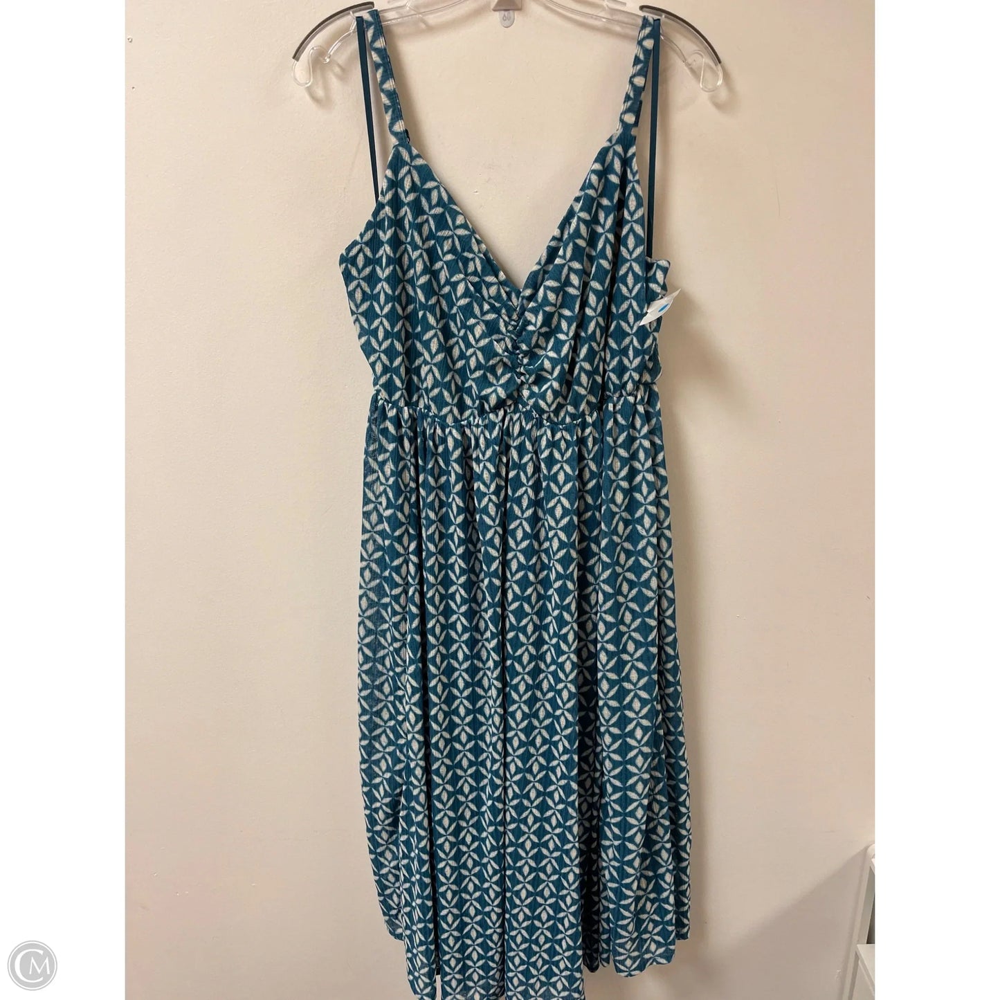 Dress Casual Midi By Torrid In Blue, Size: 2x