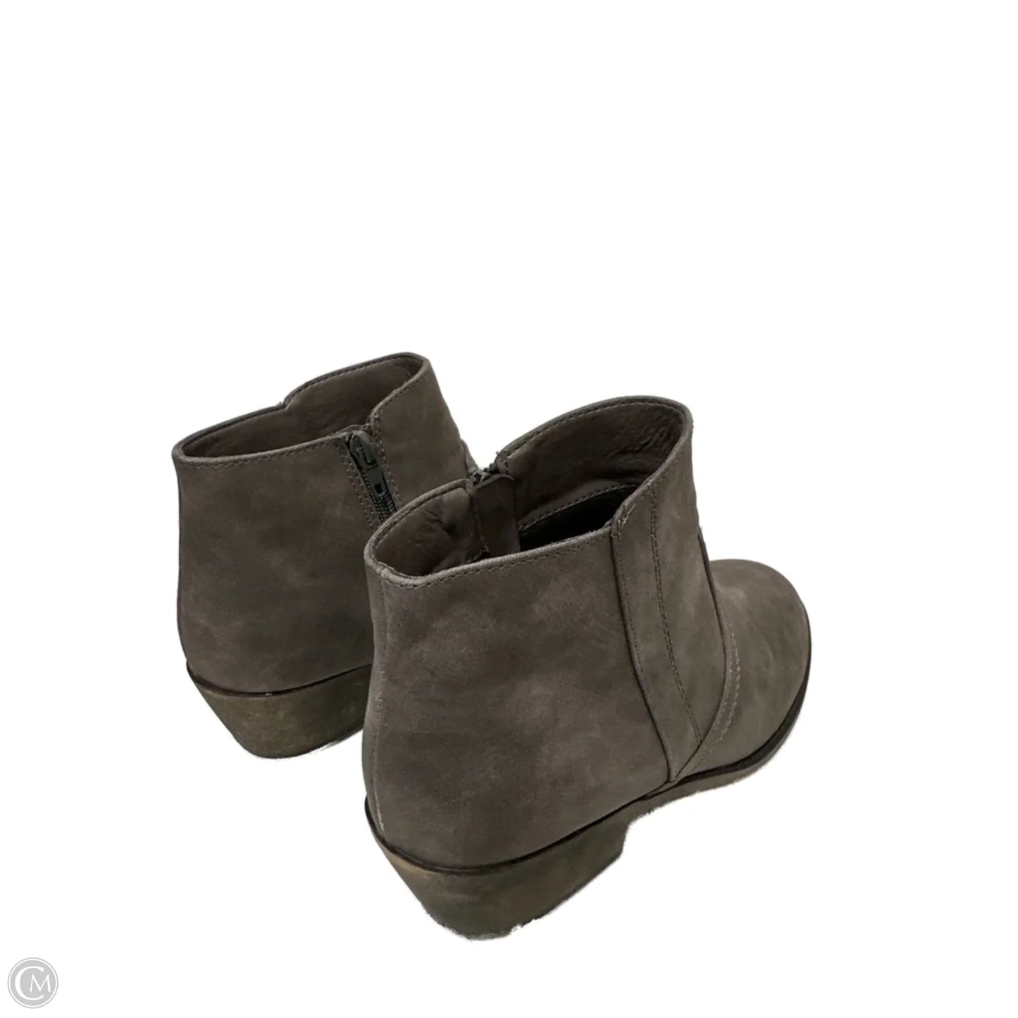 Boots Ankle Heels By Maurices In Grey, Size: 9
