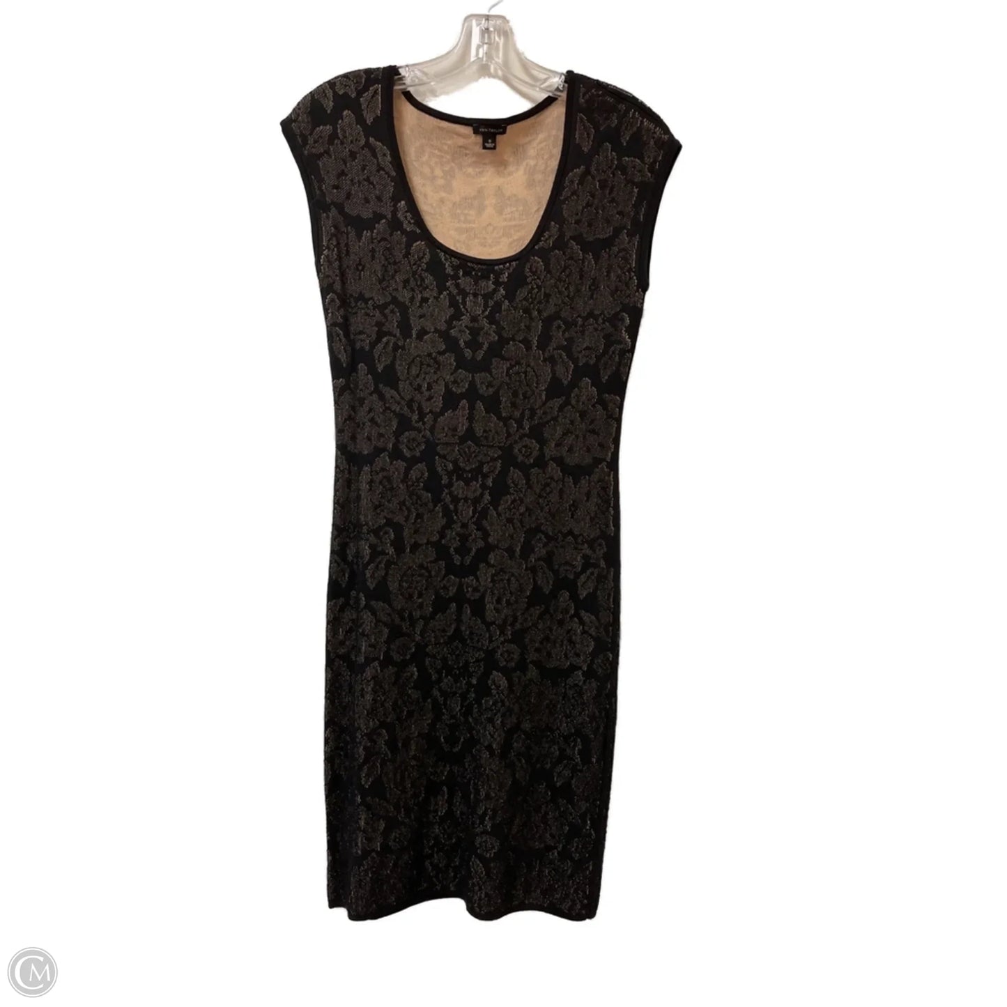 Dress Casual Midi By Ann Taylor In Black, Size: S