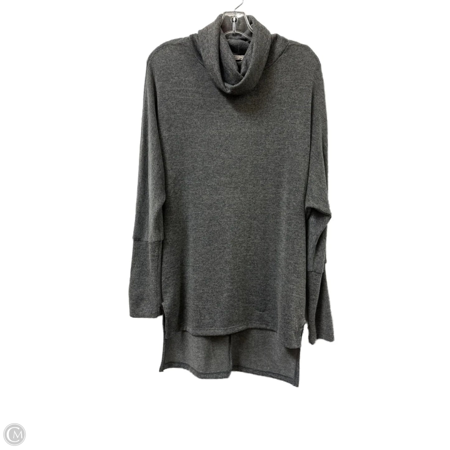 Tunic Long Sleeve By Promesa In Grey, Size: Osfm