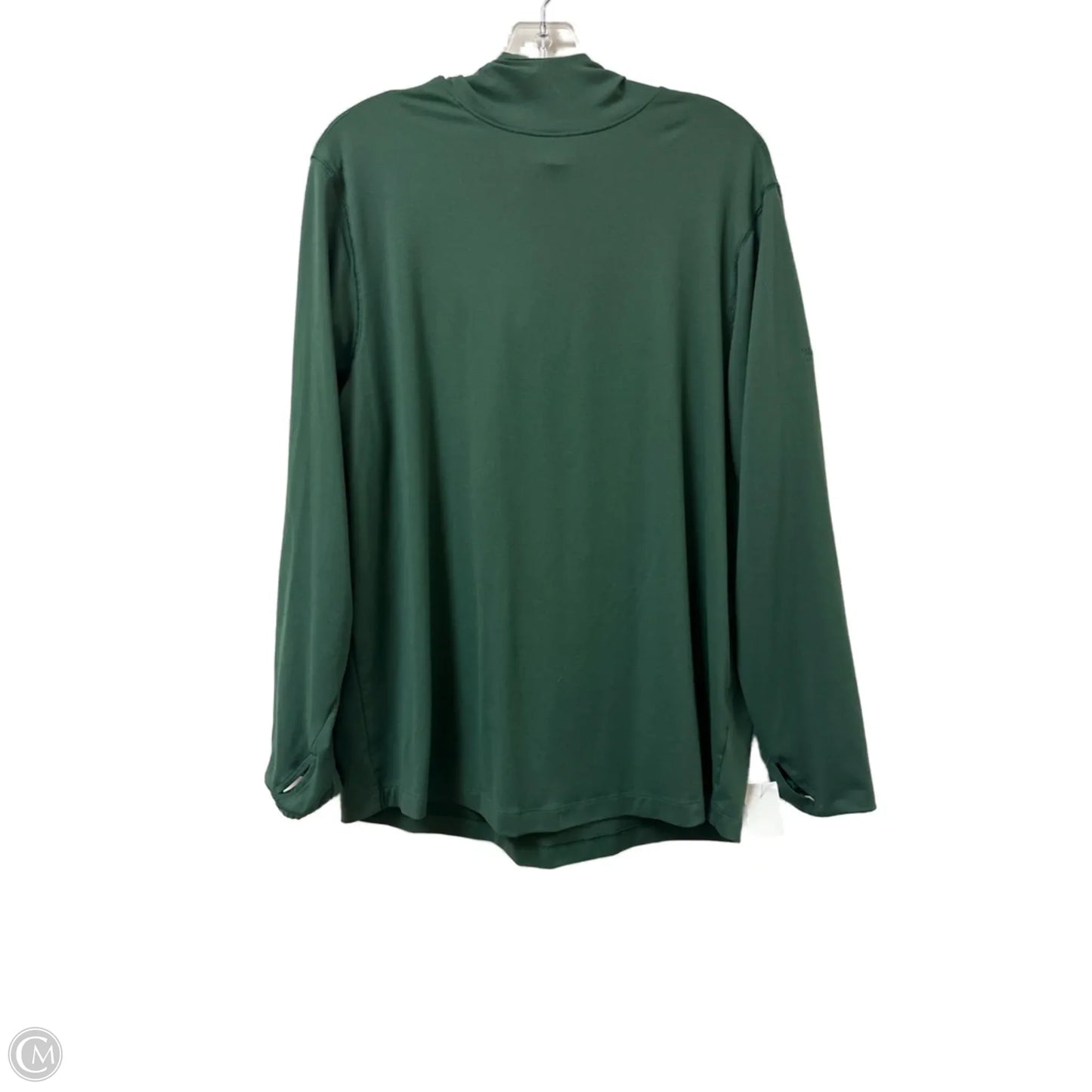 Athletic Top Long Sleeve Hoodie By All In Motion In Green, Size: L