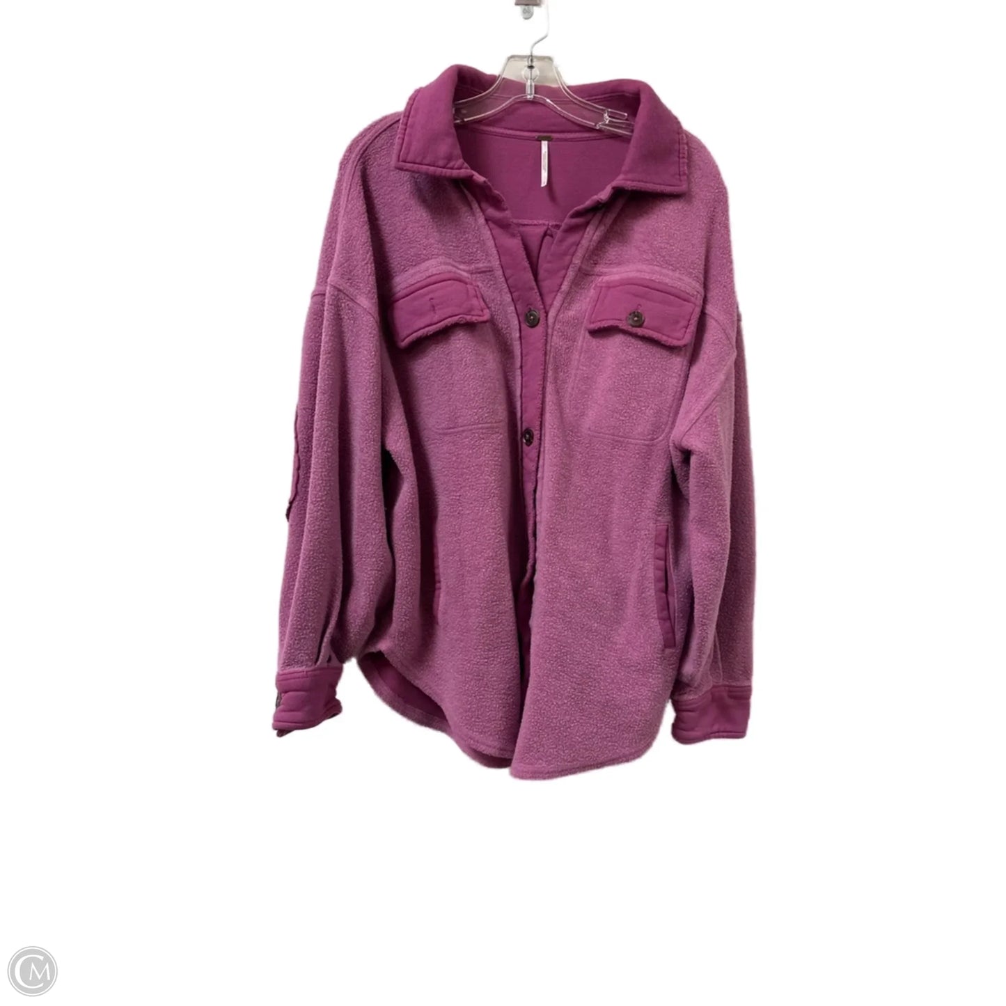 Jacket Shirt By Free People In Pink, Size: S