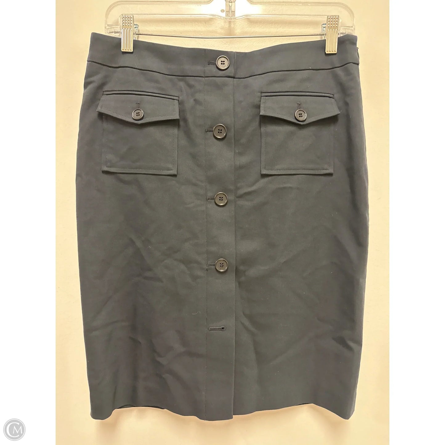 Skirt Midi By Ann Taylor In Navy, Size: 6