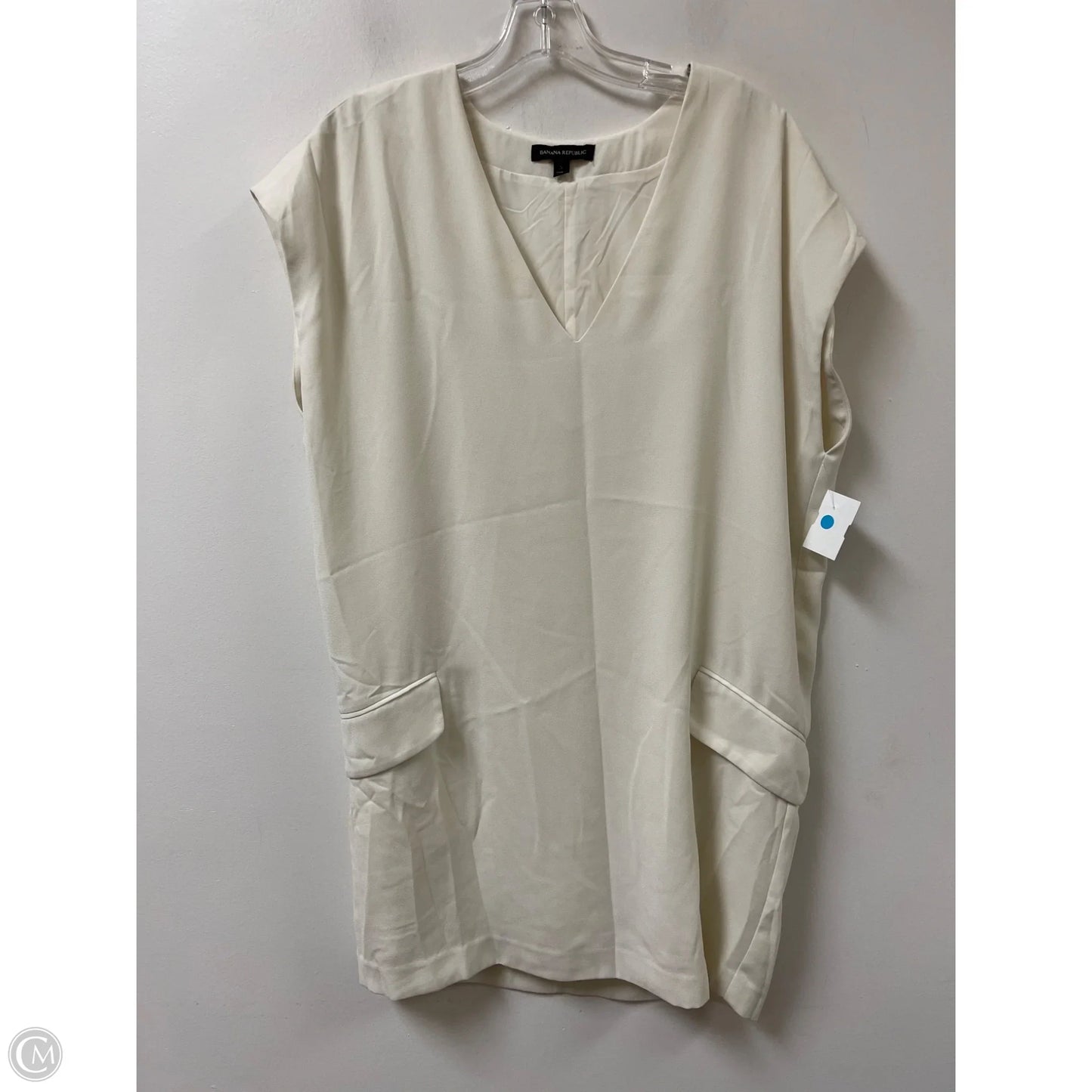 Dress Casual Midi By Banana Republic In Cream, Size: S