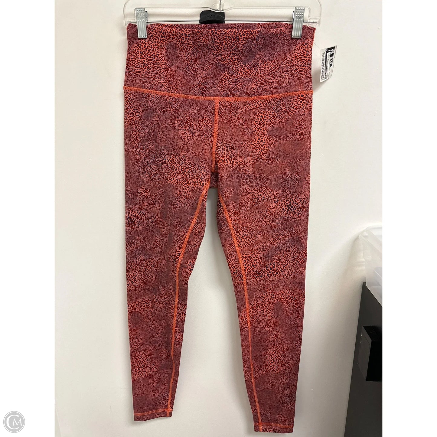 Athletic Leggings By Lululemon In Orange, Size: 10