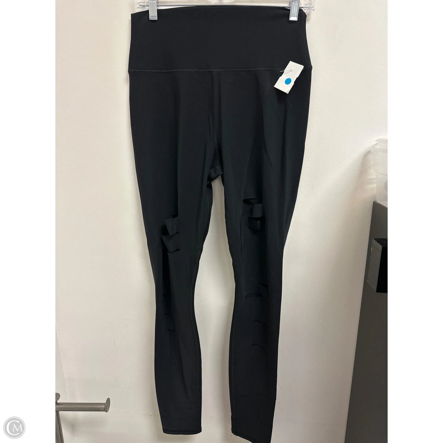 Athletic Leggings By Alo In Black, Size: L