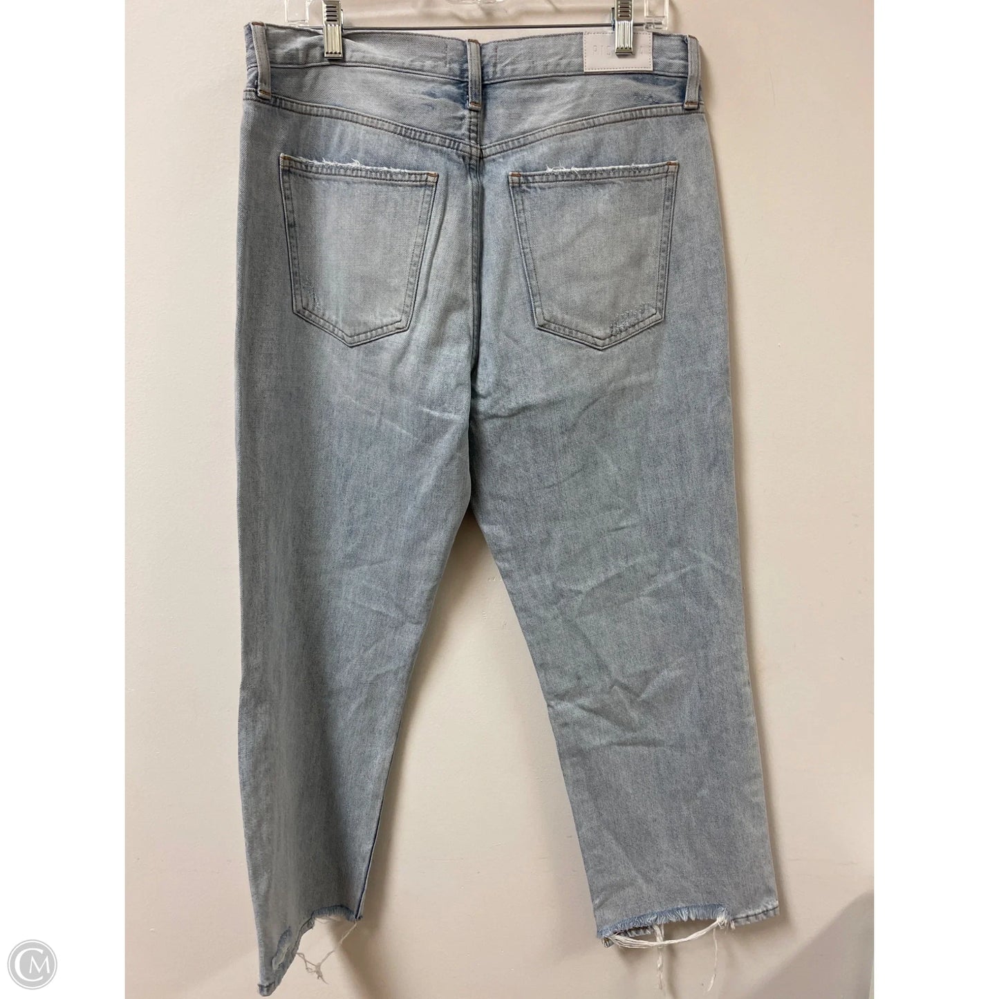 Jeans Straight By Pistola In Blue Denim, Size: 10