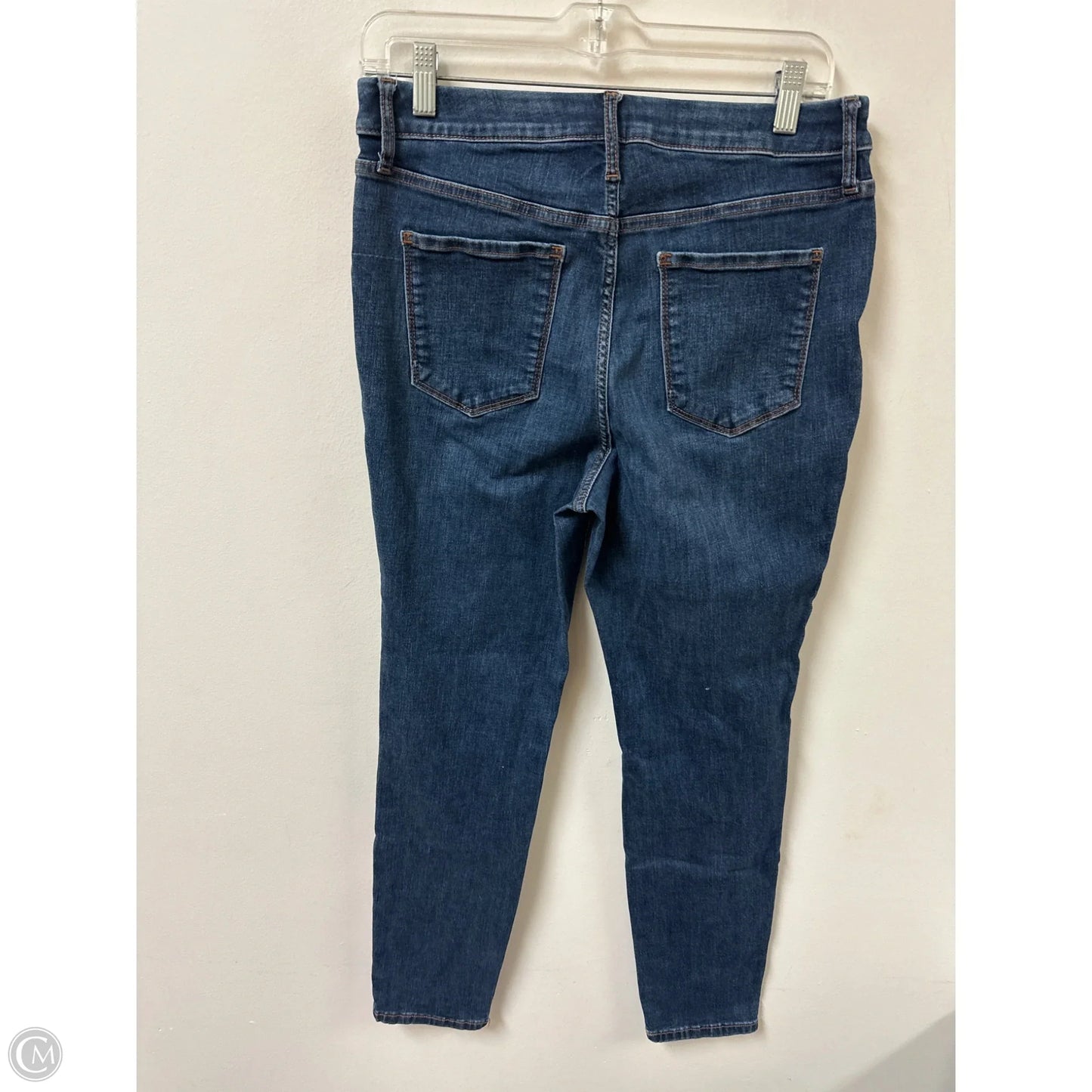 Jeans Skinny By Simply Vera In Blue Denim, Size: 10